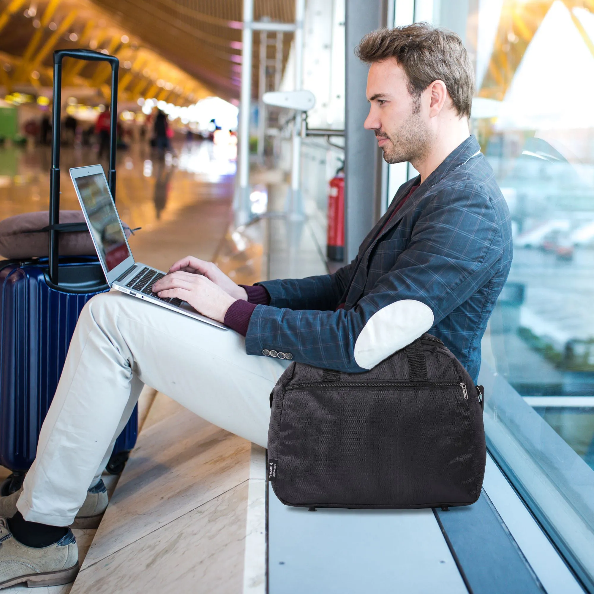 Aerolite Easyjet Maximum 2025 Holdall (45x36x20cm) Cabin Bag,  Digital Luggage Scales, and TSA Approved Three Dial Combination Lock