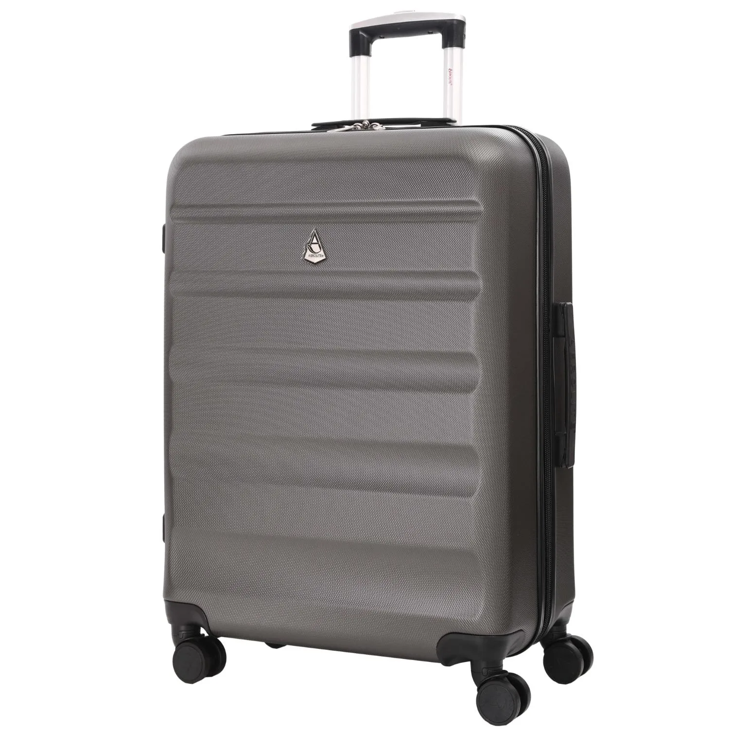 Aerolite Lightweight Hard Shell Suitcase Luggage Set with 8 Spinner Wheels (Cabin, Medium & Large)