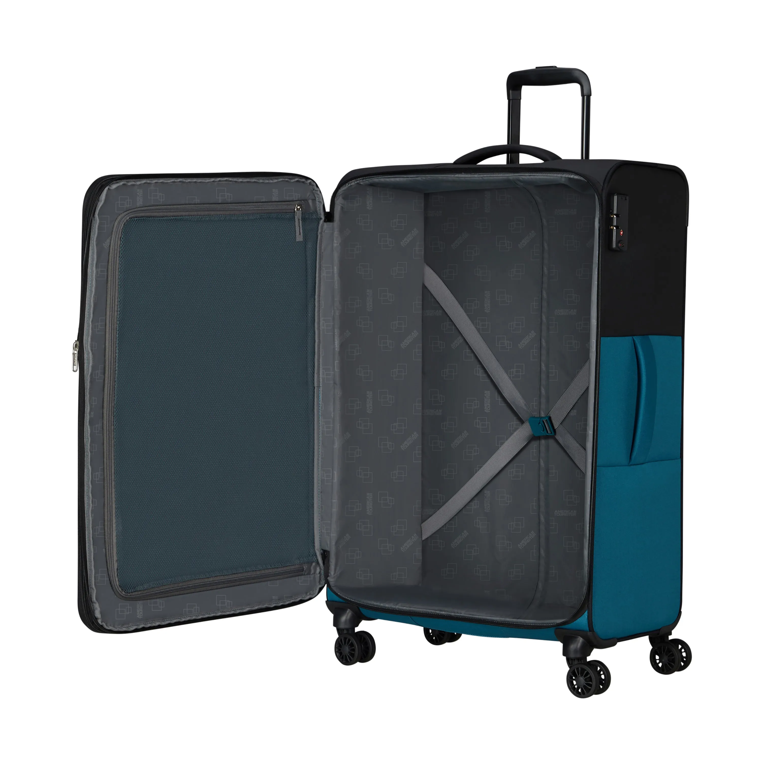 American Tourister Daring Dash Spinner Expandable Large Luggage