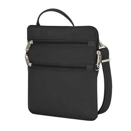 Anti-Theft Classic Slim Double Zip Crossbody