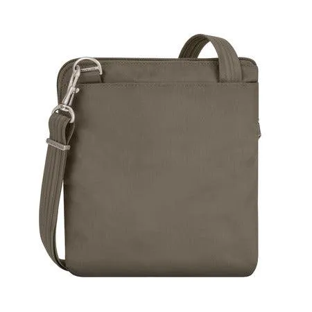 Anti-Theft Classic Slim Double Zip Crossbody
