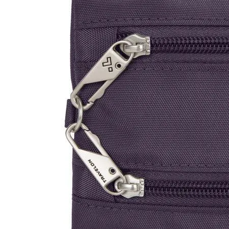 Anti-Theft Classic Slim Double Zip Crossbody
