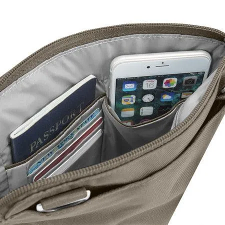 Anti-Theft Classic Slim Double Zip Crossbody