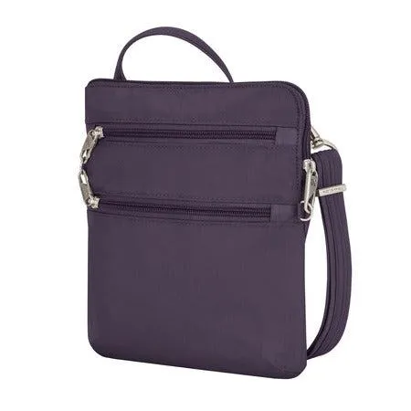 Anti-Theft Classic Slim Double Zip Crossbody
