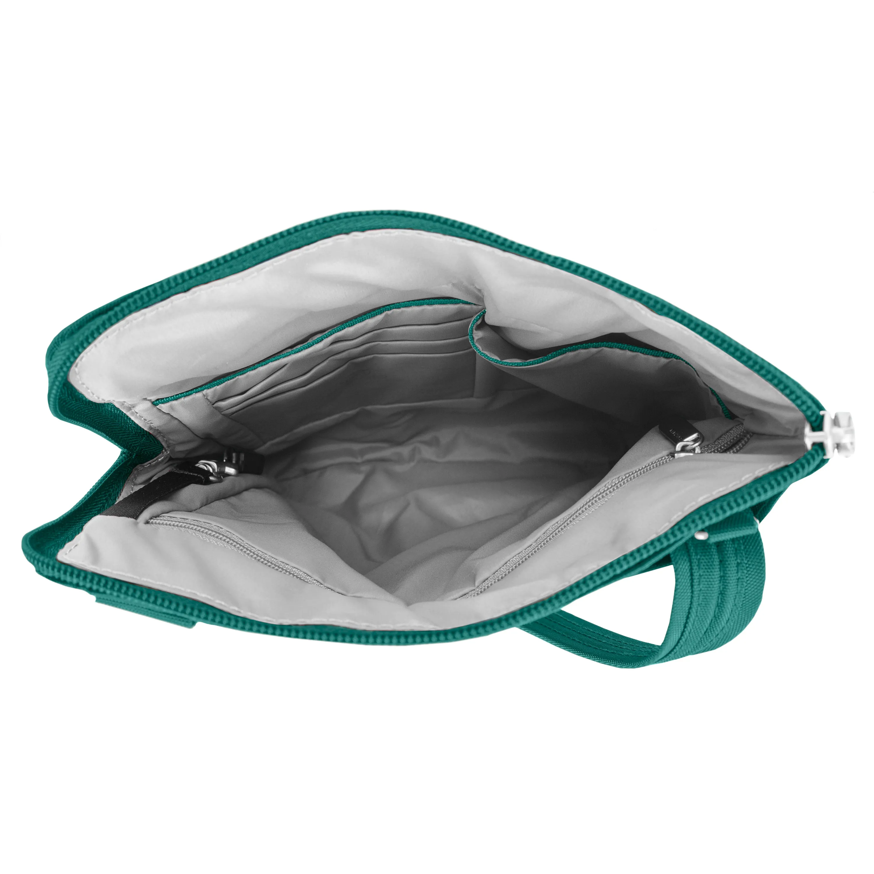 Anti-Theft Classic Slim Double Zip Crossbody