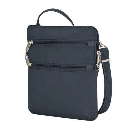 Anti-Theft Classic Slim Double Zip Crossbody