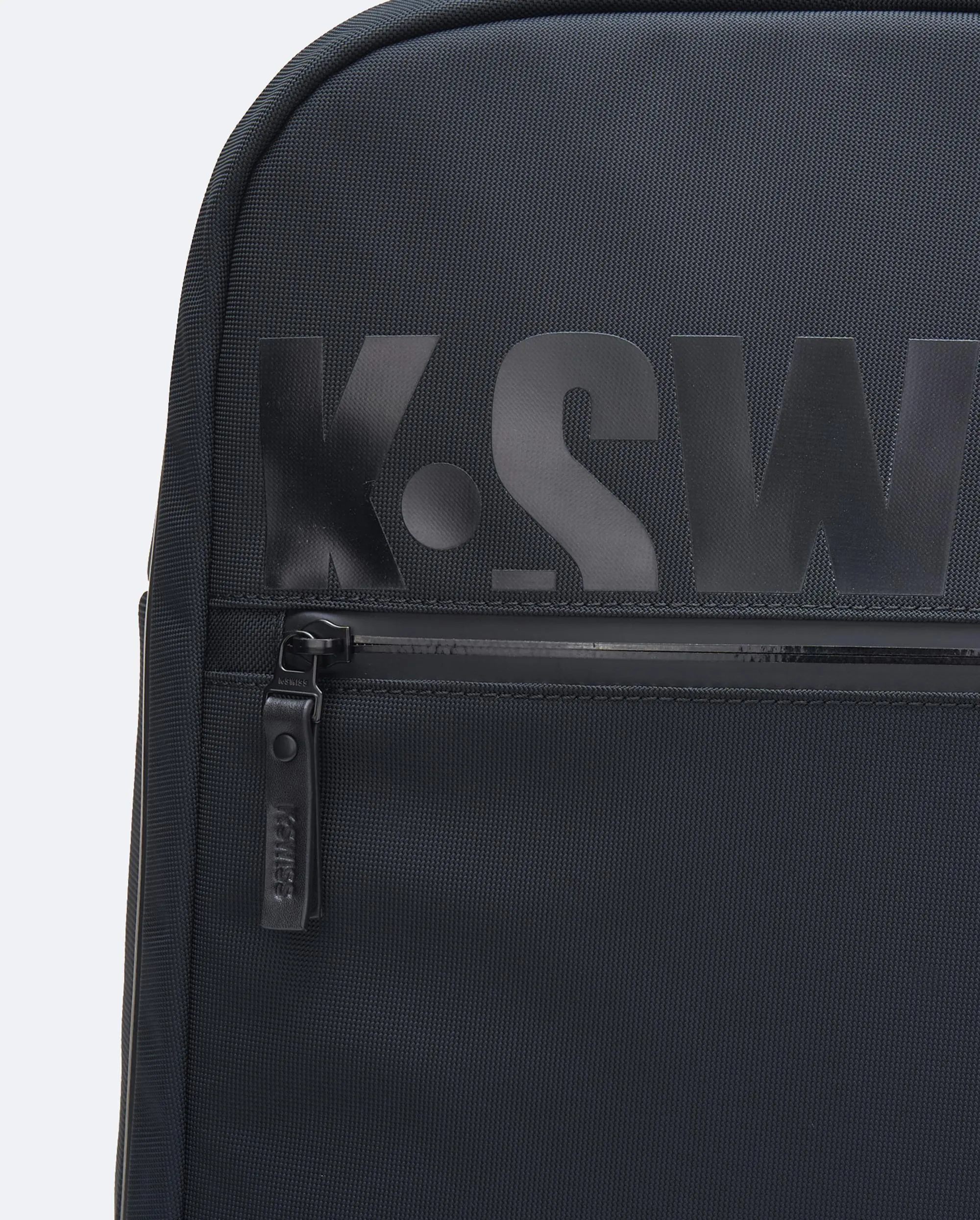BG385-008 | K-SWISS LOGO BACKPACK | BLACK