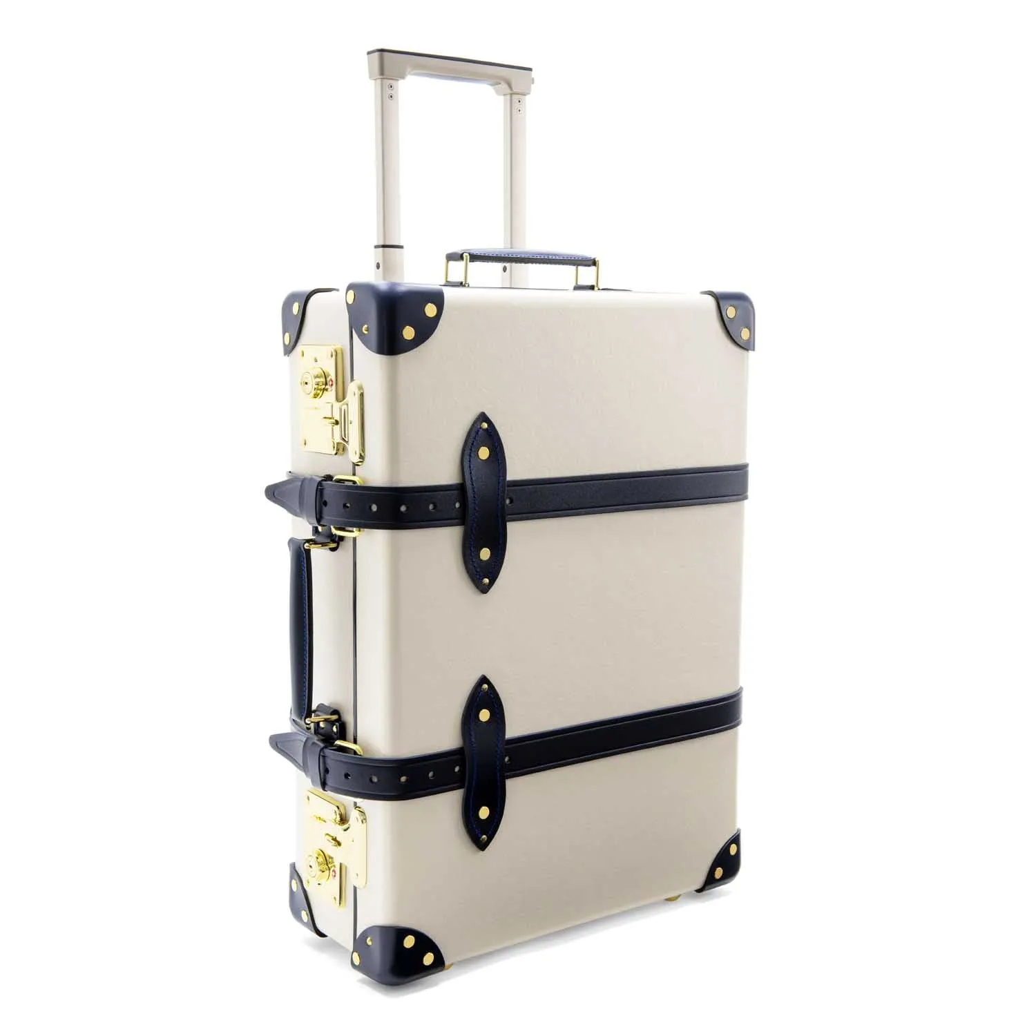 Centenary · Carry-On - 2 Wheels | Ivory/Navy/Brass