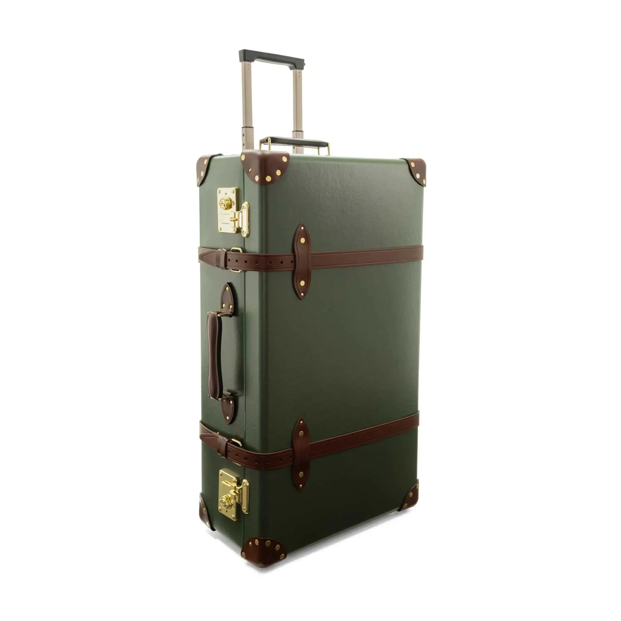 Centenary · Large Check-In - 2 Wheels | Green/Brown