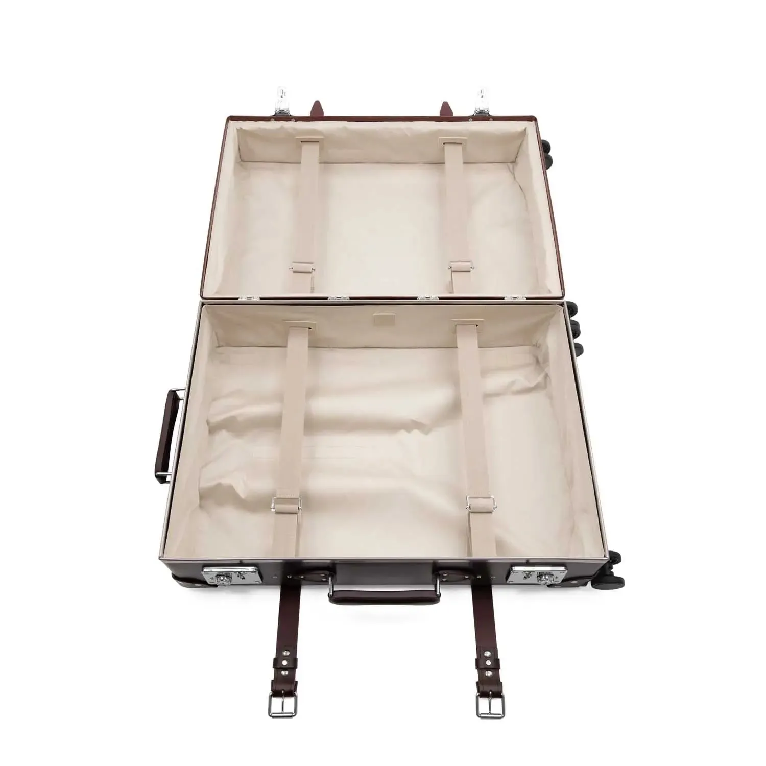 Centenary · Large Check-In - 4 Wheels | Brown/Burgundy