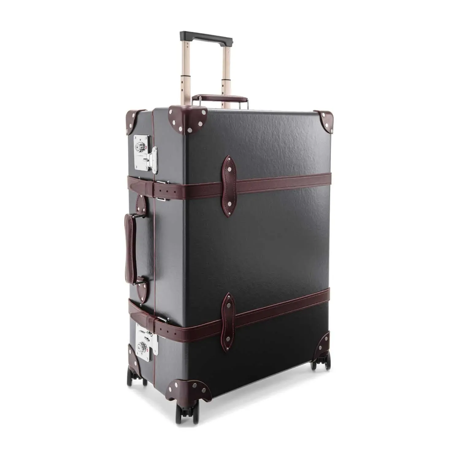 Centenary · Large Check-In - 4 Wheels | Brown/Burgundy