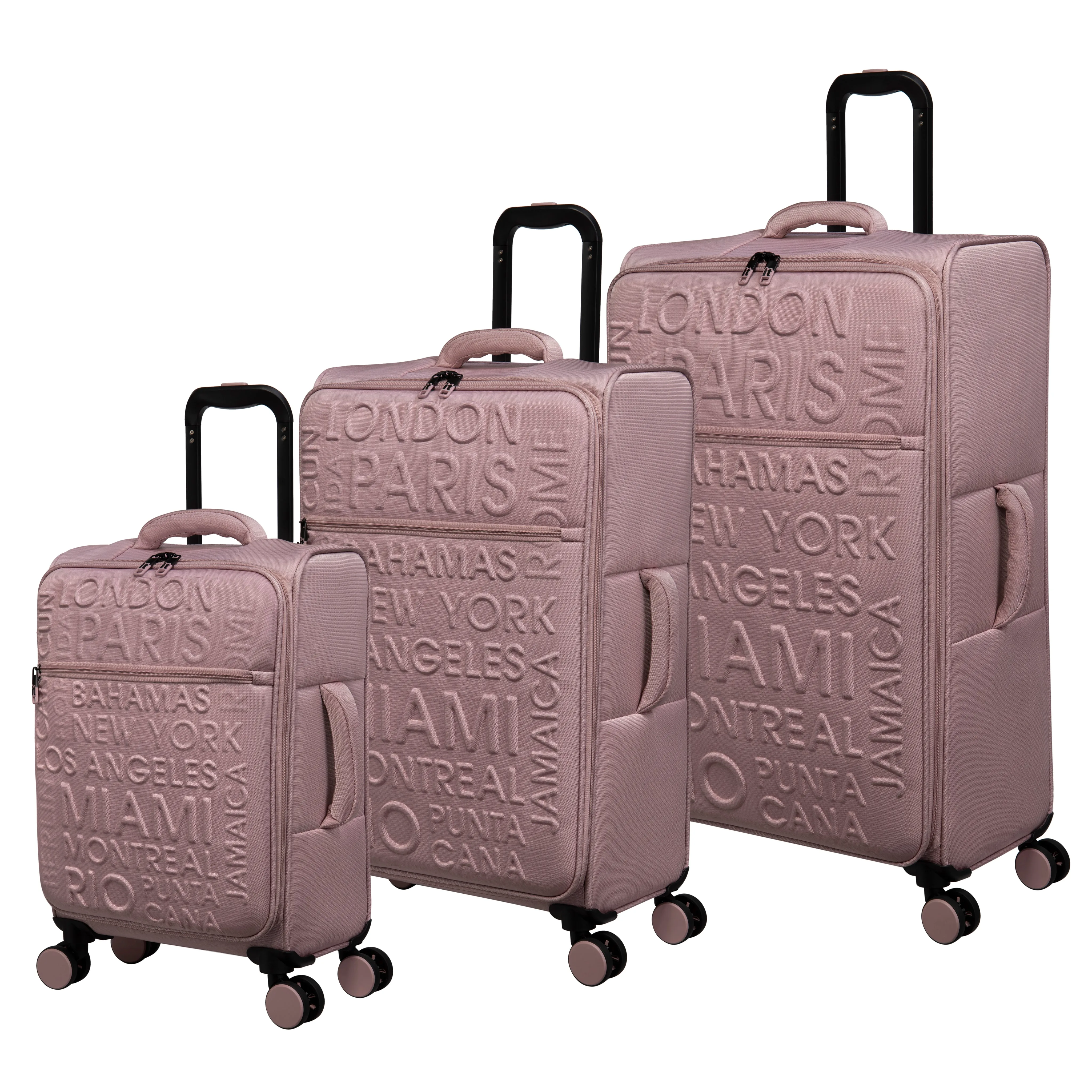 Citywide 22" Softside Carry-On 8 Wheel Spinner (Pale Mauve)