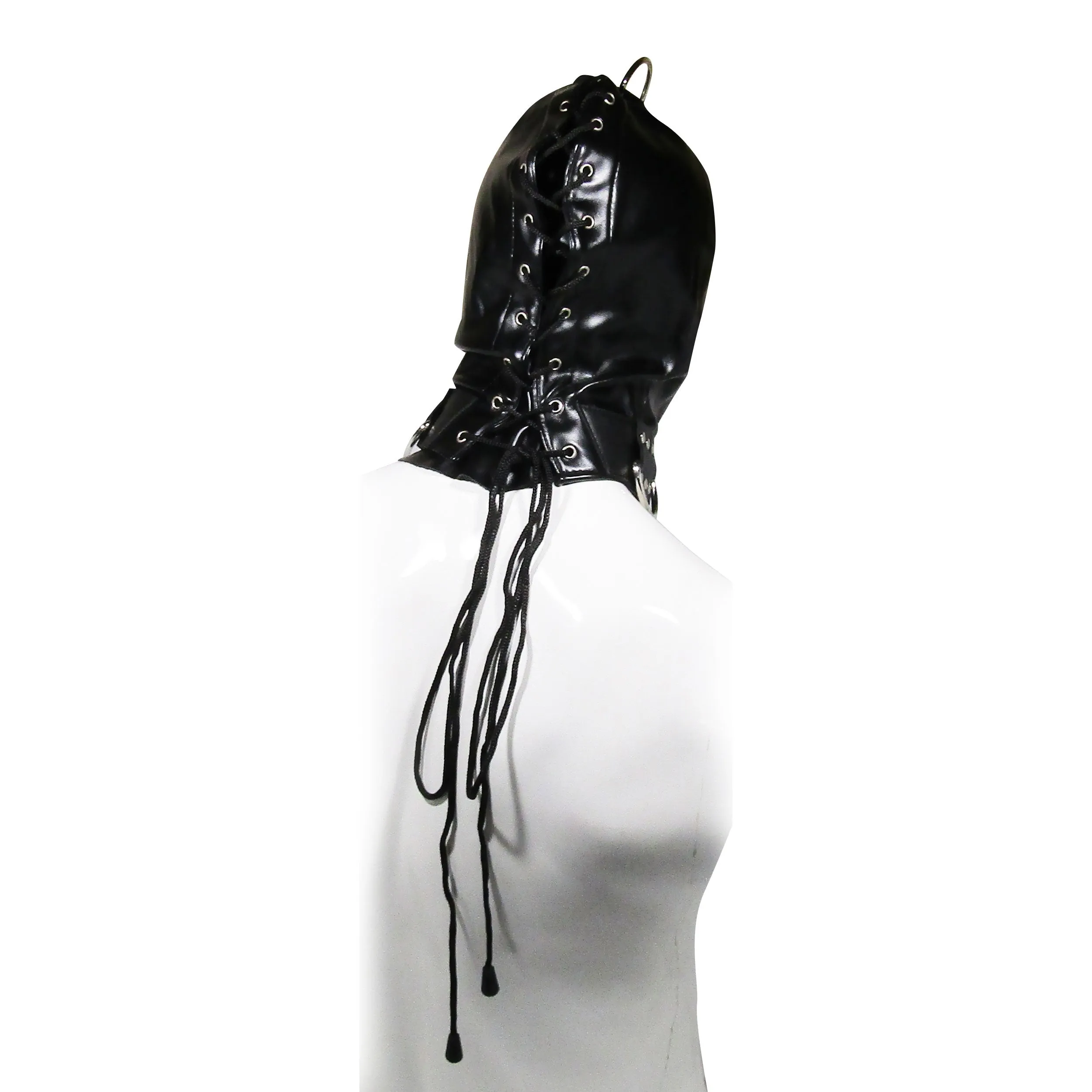 Fetish Pleasure Play Heavy-Duty Hood w/Collar