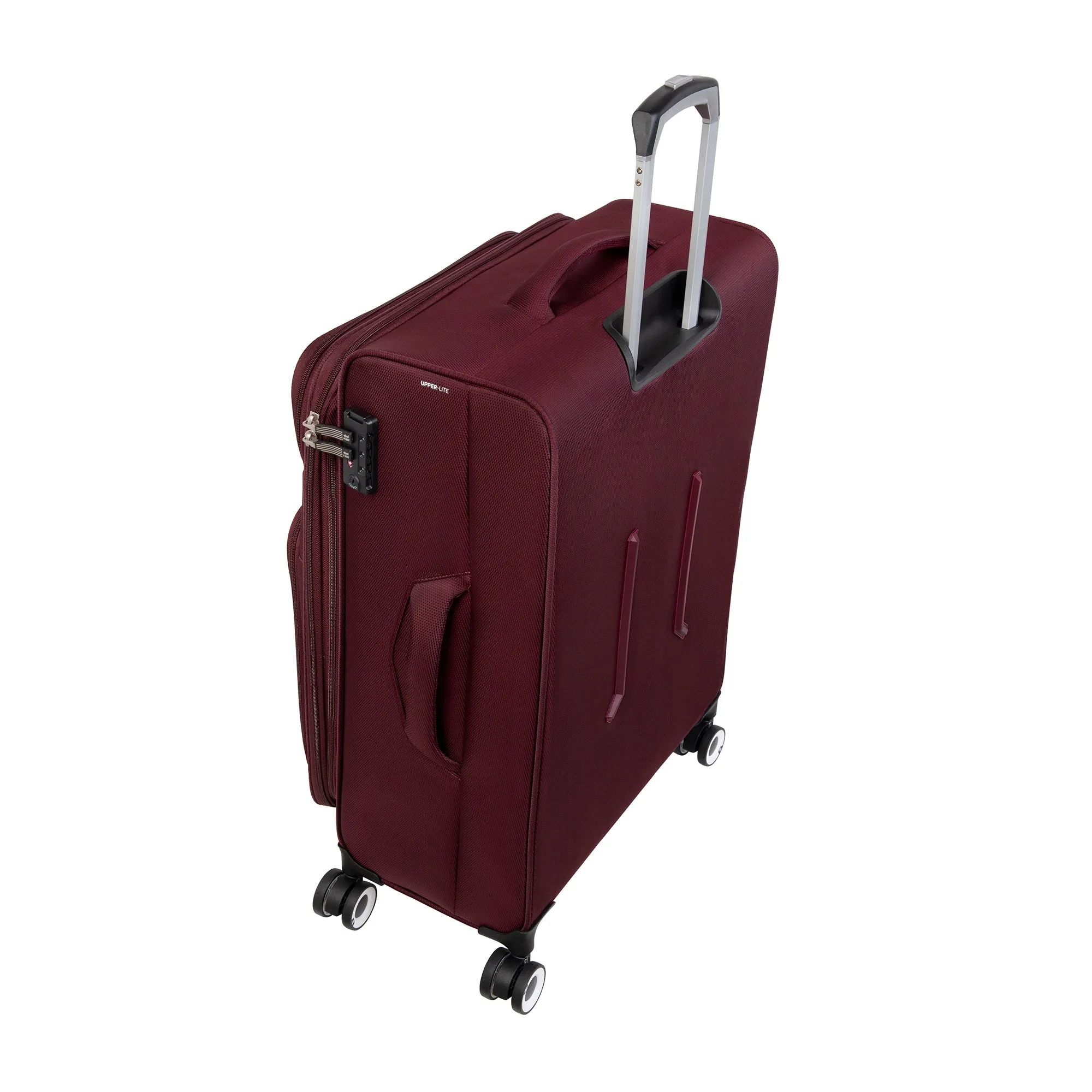Intrepid 22" Softside Carry-On 8 Wheel Expandable Spinner (Dark Red)
