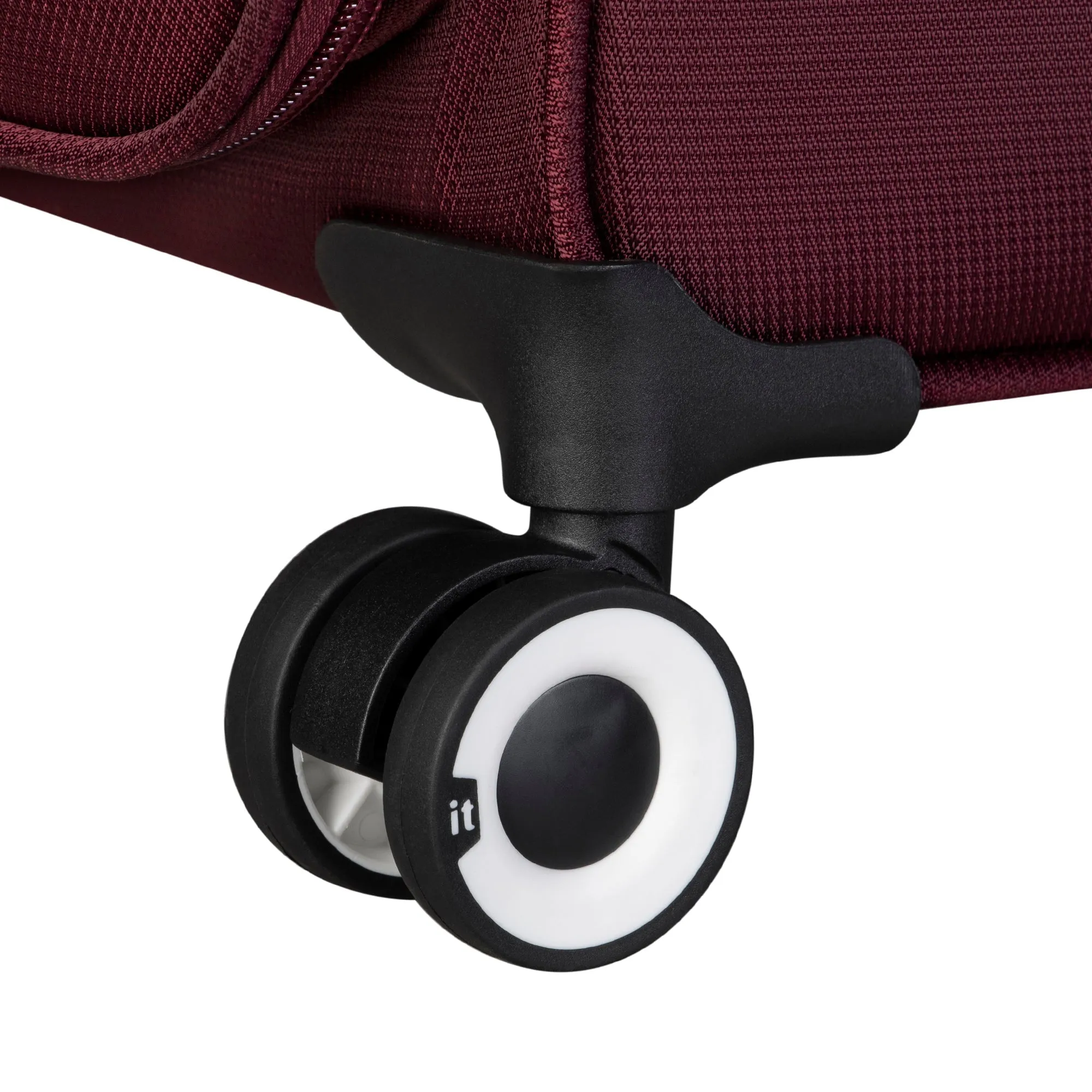 Intrepid 22" Softside Carry-On 8 Wheel Expandable Spinner (Dark Red)