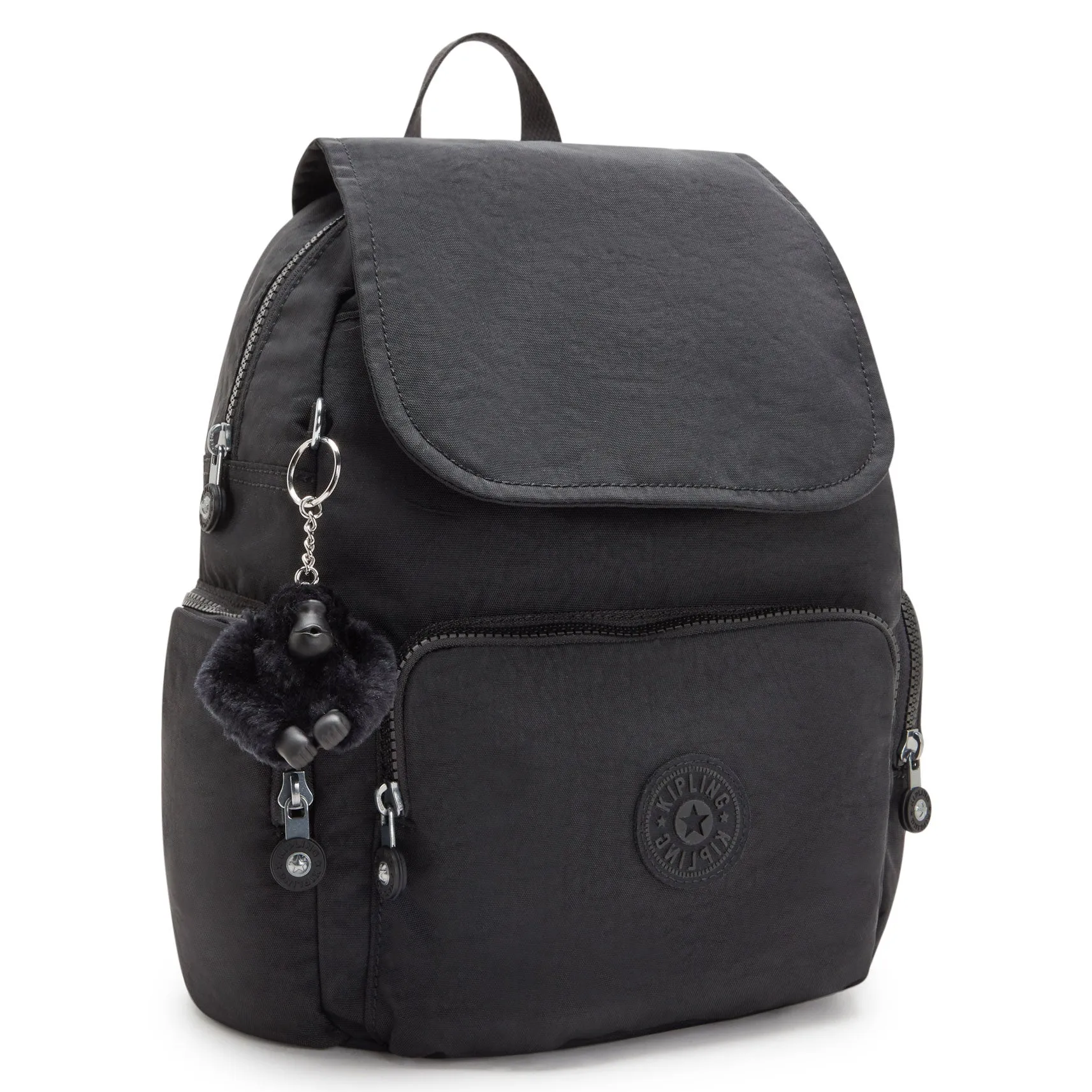 Kipling City Zip Small  Backpack Black Noir