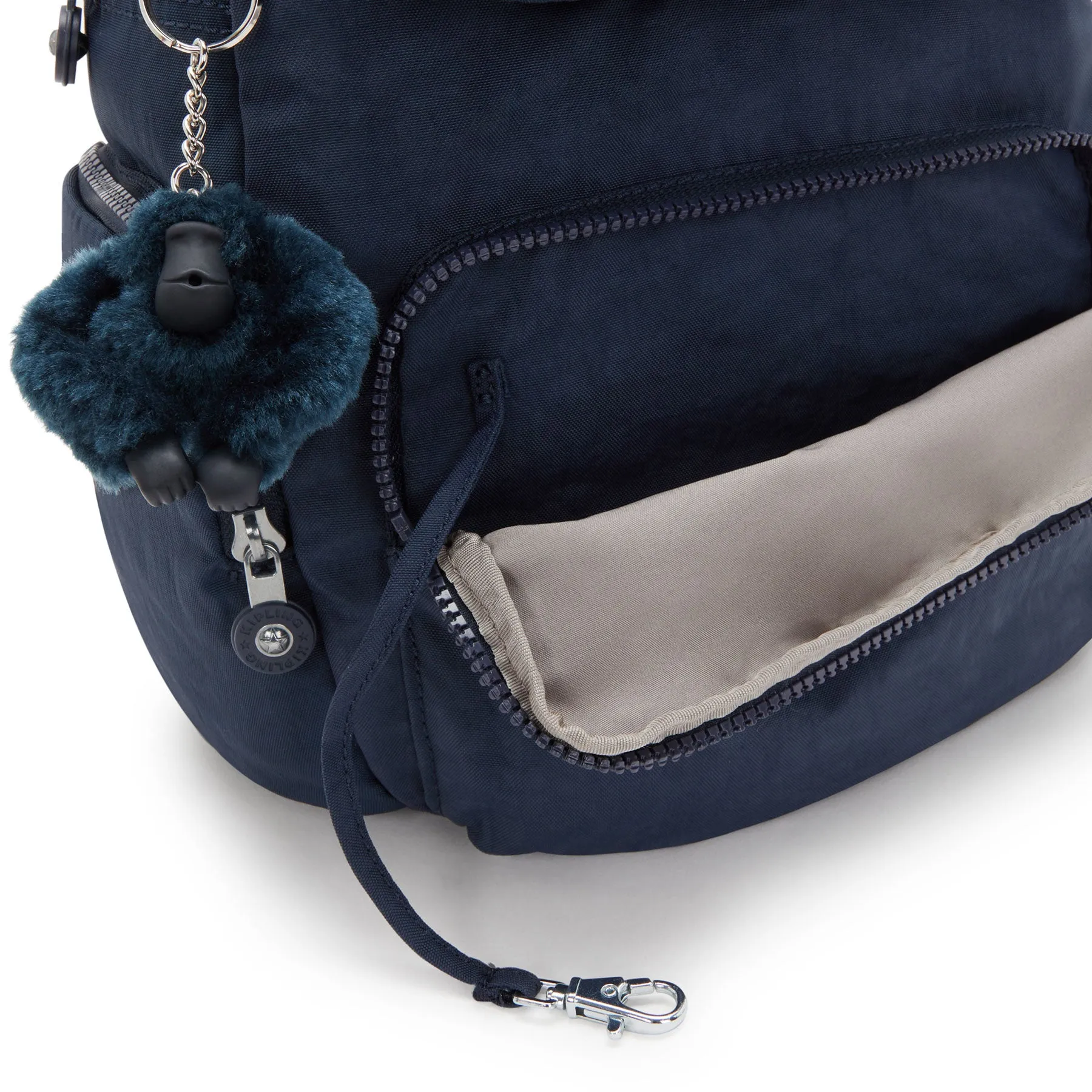 Kipling City Zip Small  Backpack Blue Bleu