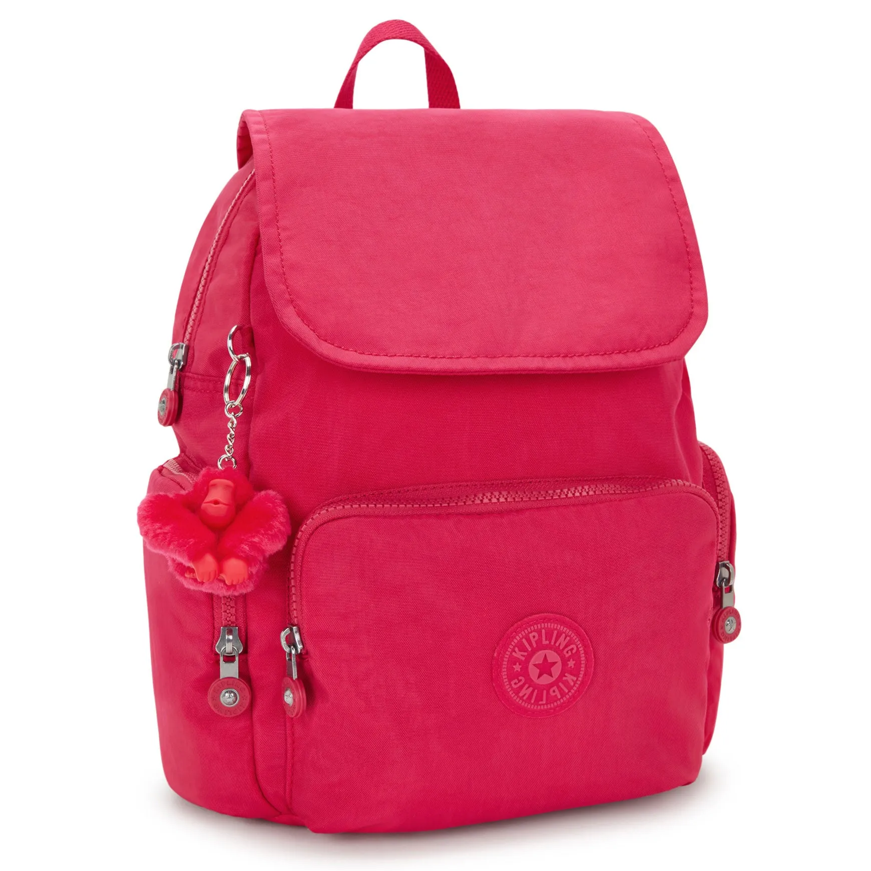Kipling City Zip Small  Backpack Confetti Pink