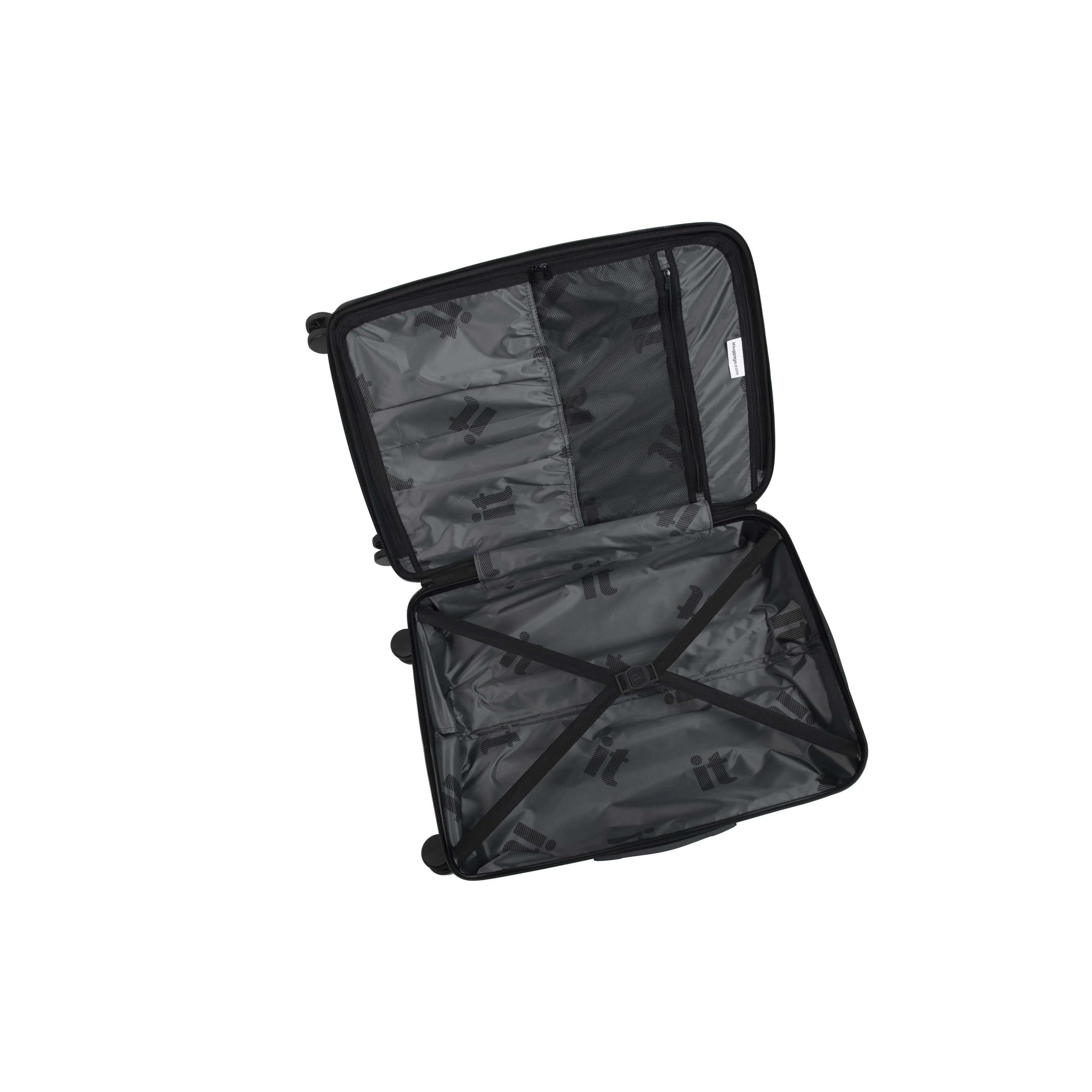 Legion 3 Piece Hardside 8 Wheel Expandable Spinner Set (Silver)
