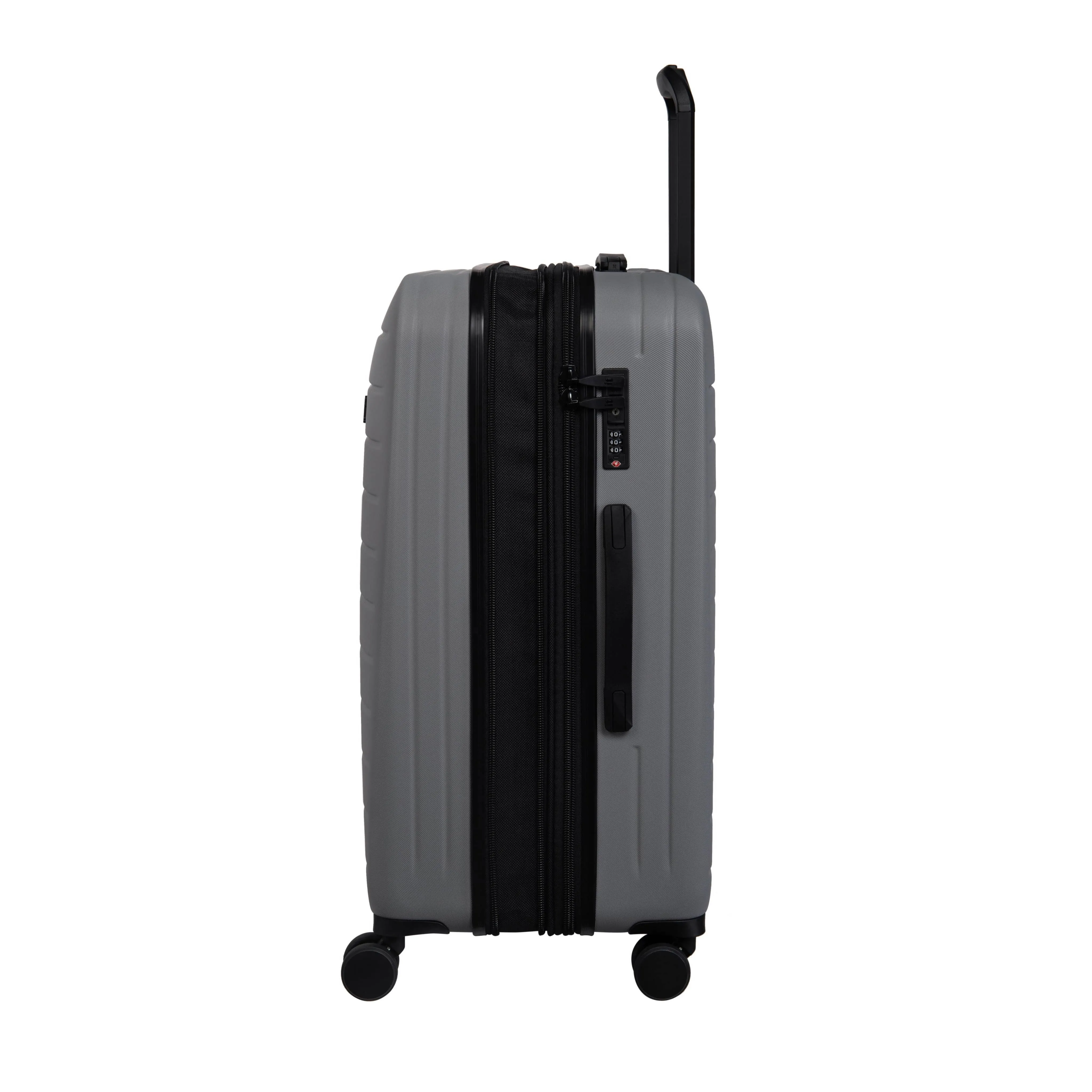 Legion 3 Piece Hardside 8 Wheel Expandable Spinner Set (Silver)