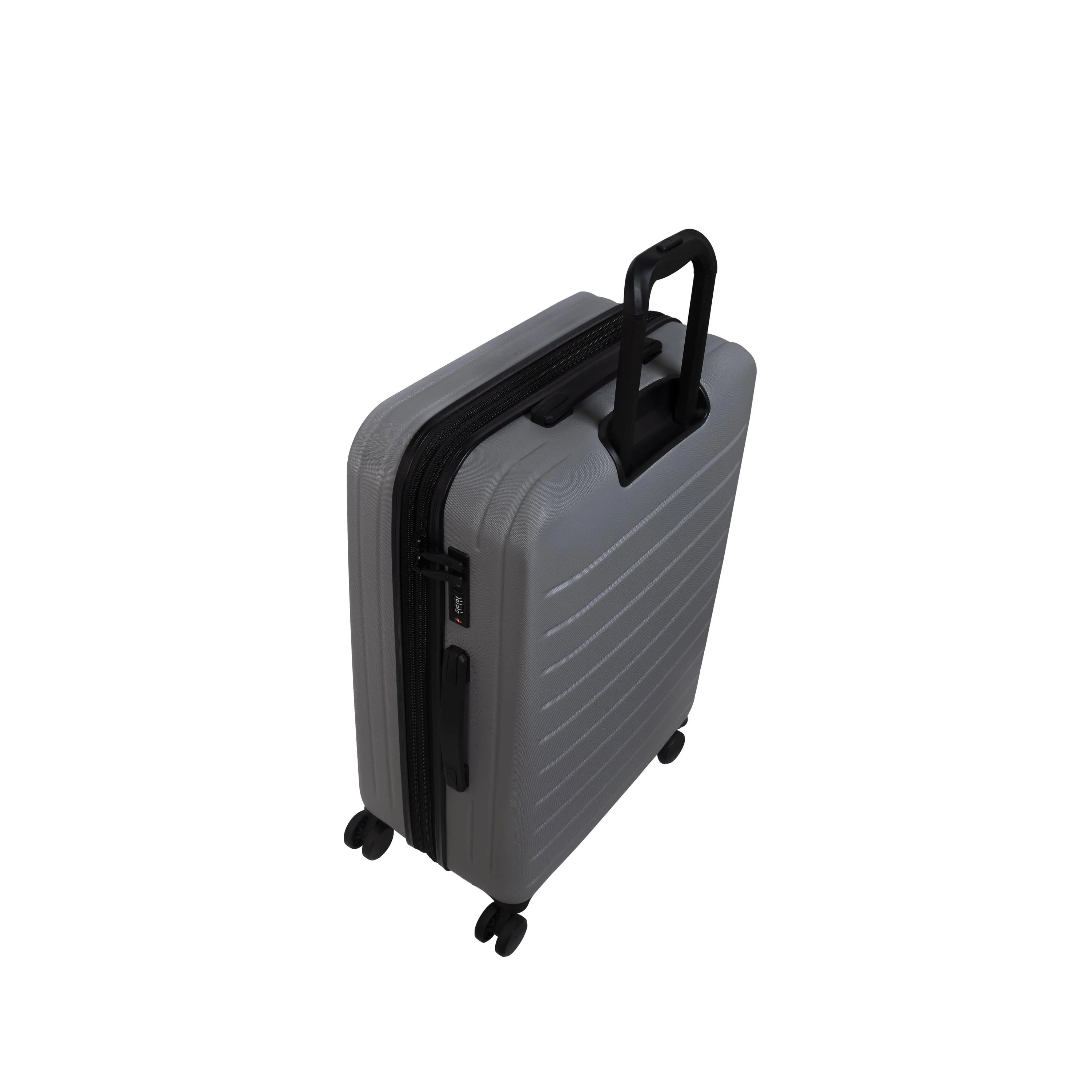 Legion 32" Hardside Checked 8 Wheel Expandable Spinner (Silver)
