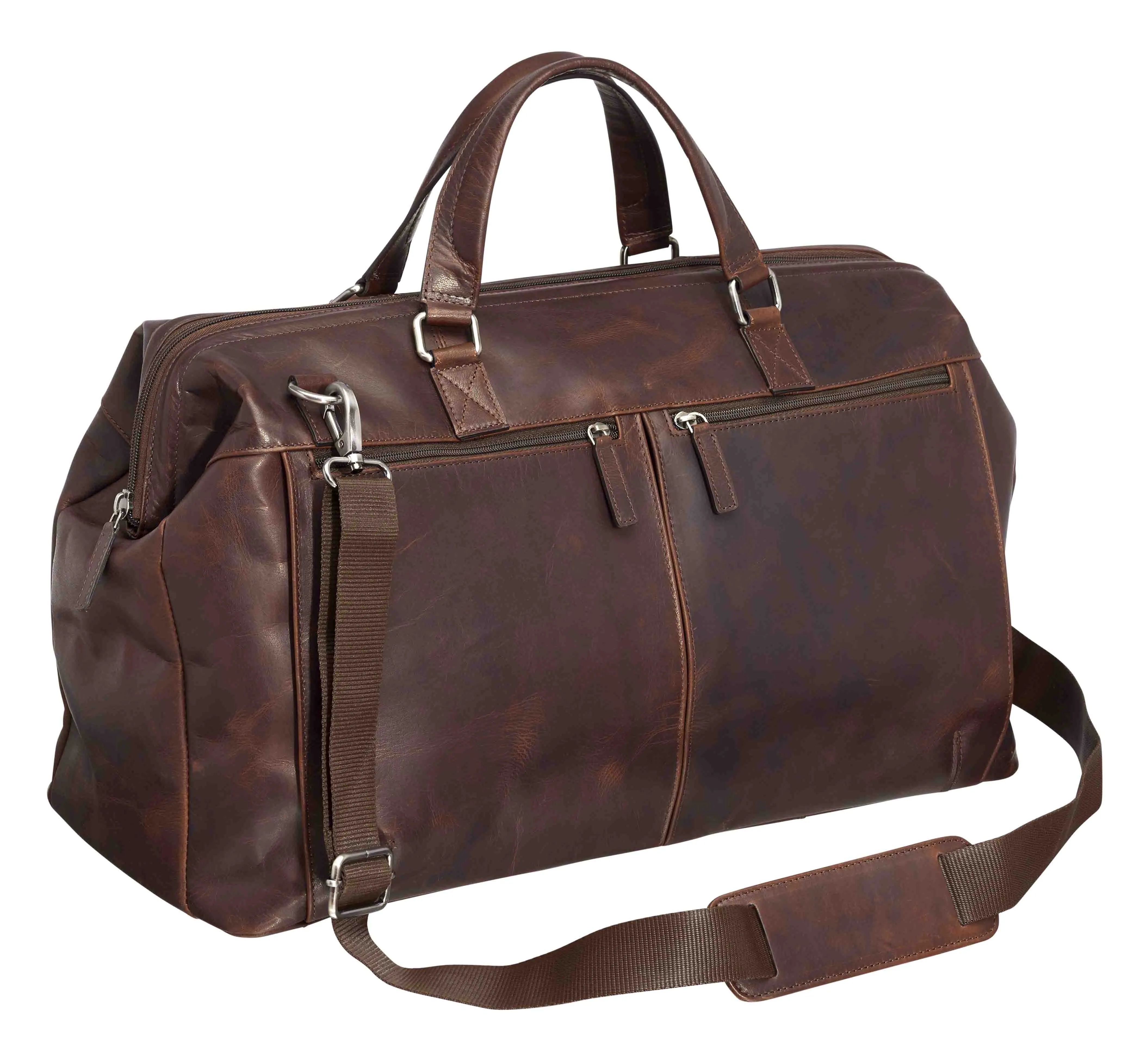 Mancini BUFFALO Classic Carry-on Duffle Bag