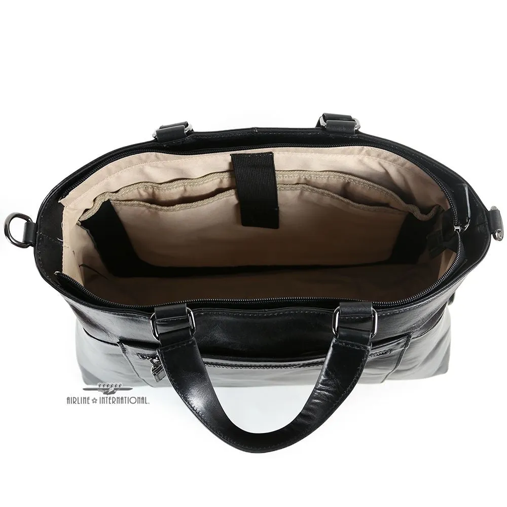 Milano Collection Italian Leather Ladies' Brief Tote