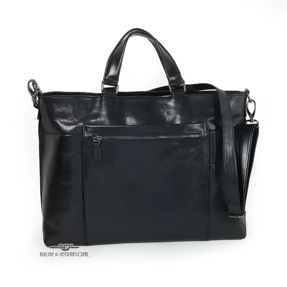 Milano Collection Italian Leather Ladies' Brief Tote