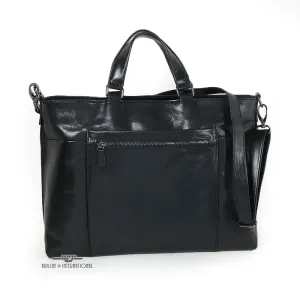 Milano Collection Italian Leather Ladies' Brief Tote