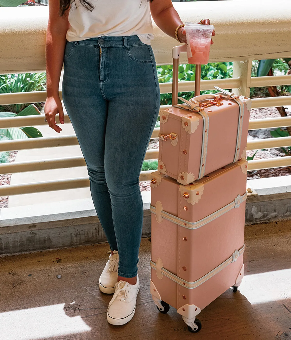 Minimalism Large Check-in Set - Train Case