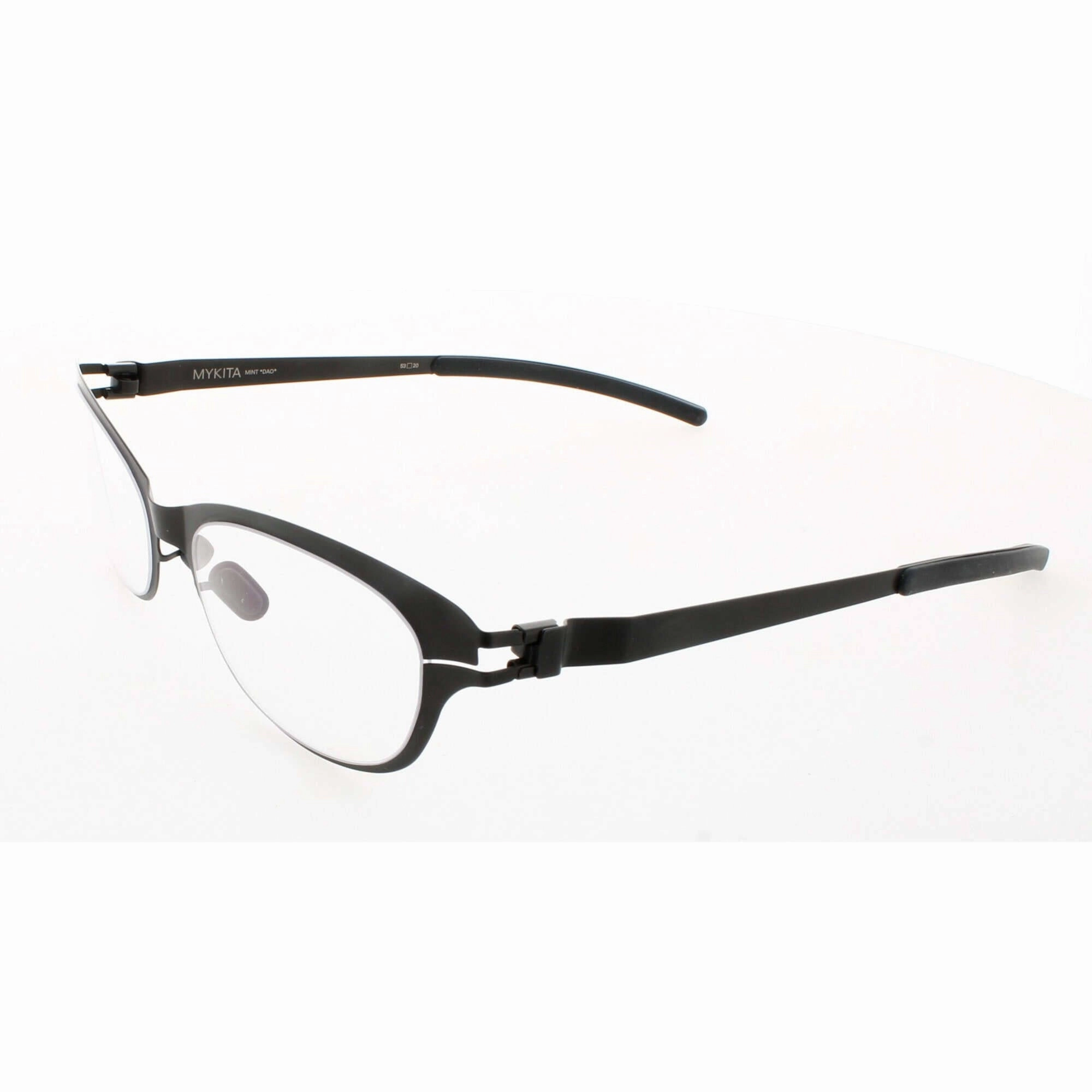 Mykita Unisex Eyeglasses - Glossy Black Full Rim Frame | MINT-DAO-GLOSSY-BLACK 057