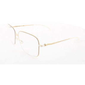 Mykita Unisex Eyeglasses - Glossy Gold Metal Square Frame | LITE-NELLI-GLOSSY-GOLD 013