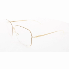 Mykita Unisex Eyeglasses - Glossy Gold Metal Square Frame | LITE-NELLI-GLOSSY-GOLD 013