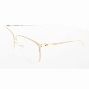 Mykita Unisex Eyeglasses - Glossy Gold Metal Square Frame | LITE-PEPPI-GLOSSY-GOLD 013