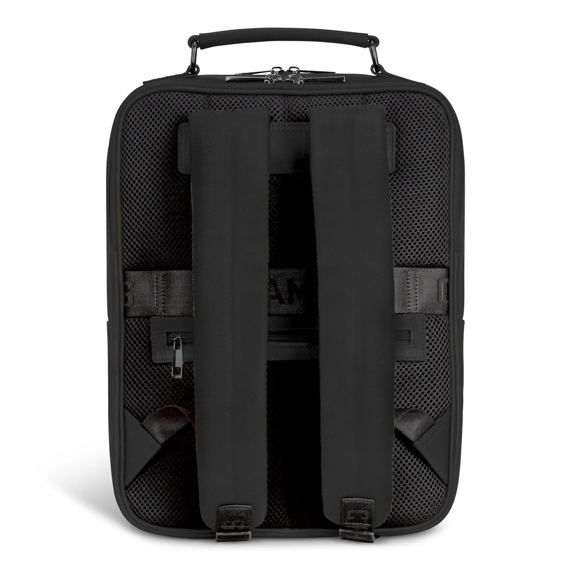 Onyx / Leather Compact Backpack *Drop Ship*