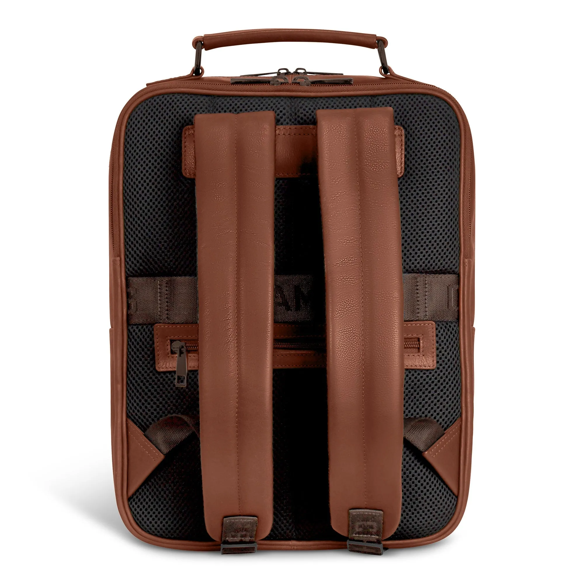 Onyx / Leather Compact Backpack *Drop Ship*