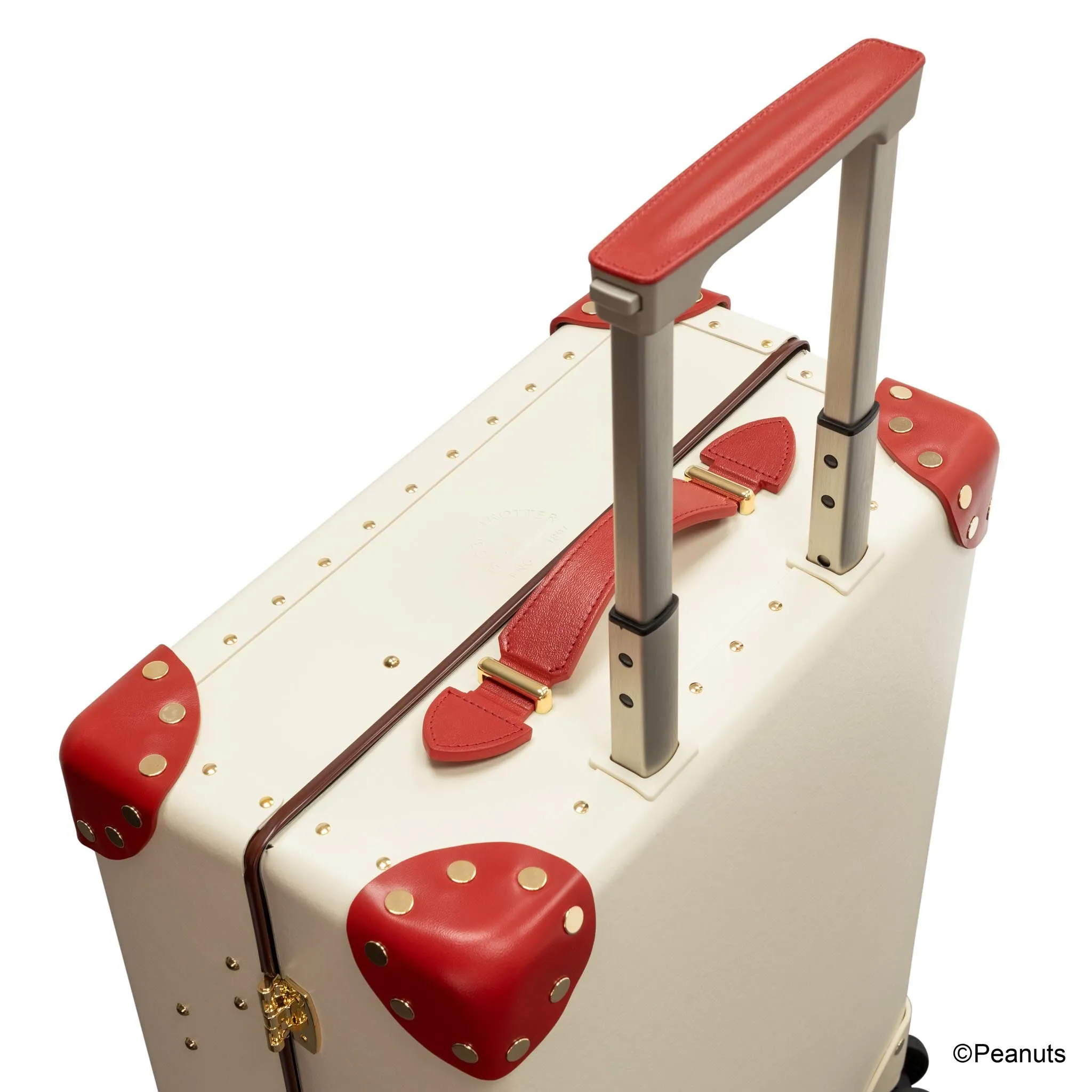 PEANUTS · Carry-On - 4 Wheels | Ivory/Red/Gold