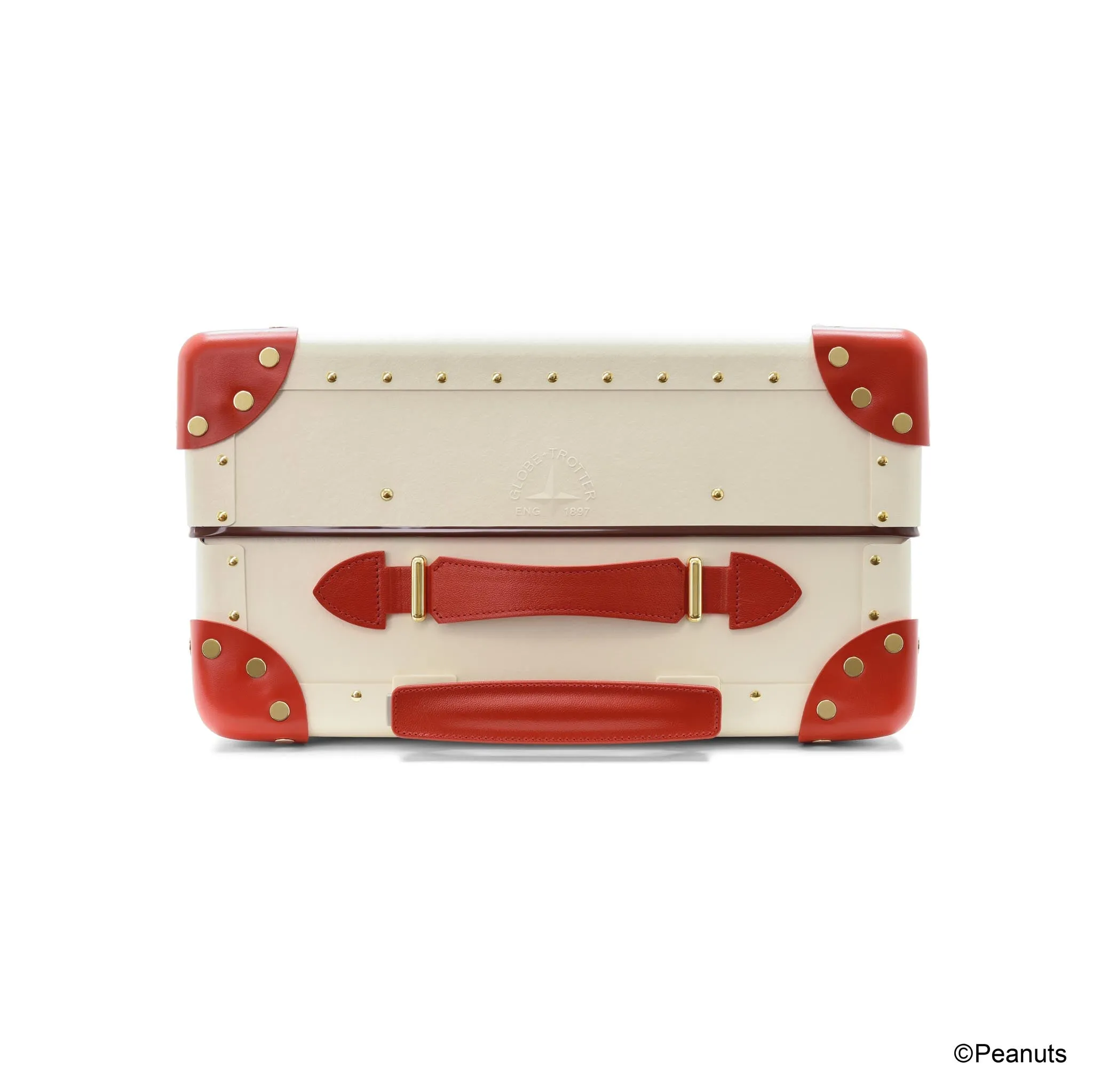 PEANUTS · Carry-On - 4 Wheels | Ivory/Red/Gold
