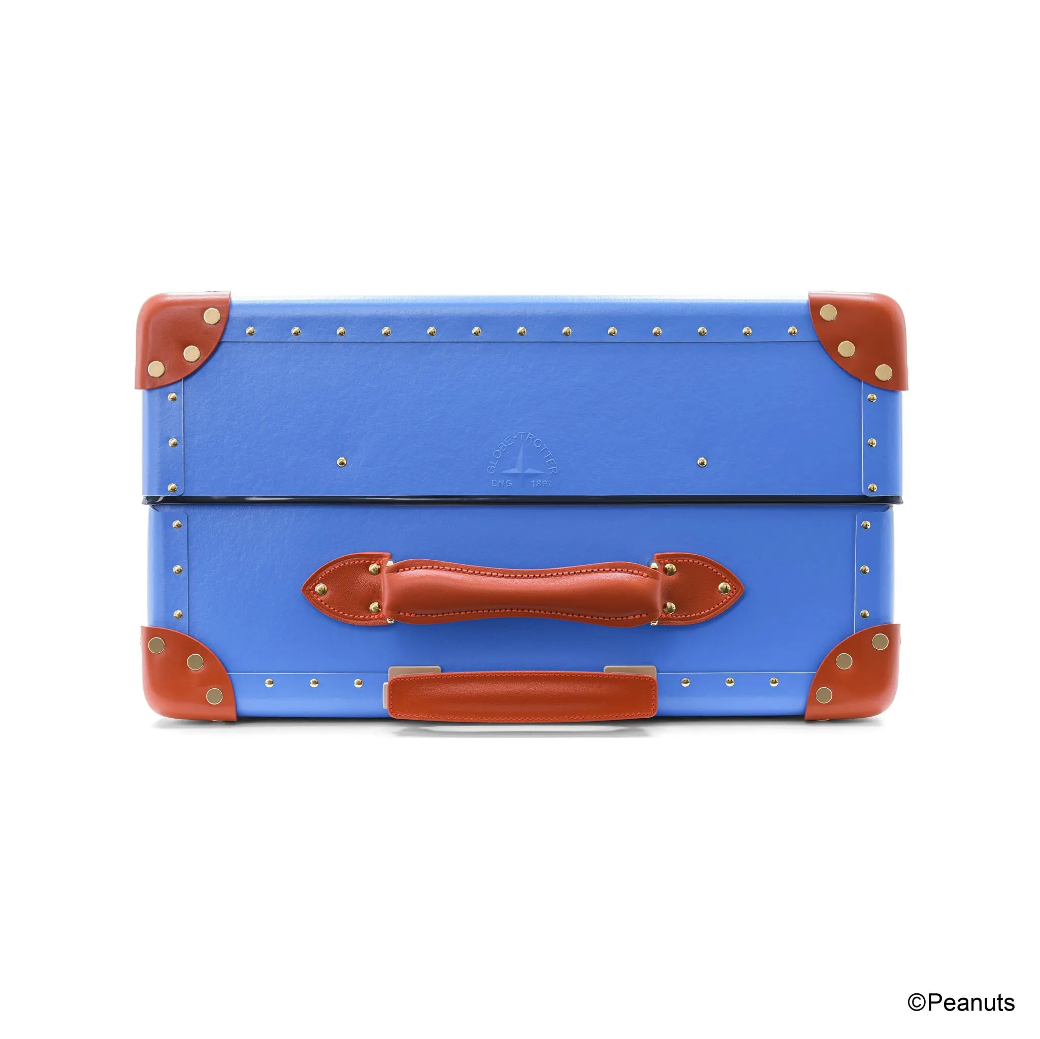 PEANUTS · Large Check-In - 4 Wheels | Royal Blue/Orange/Gold