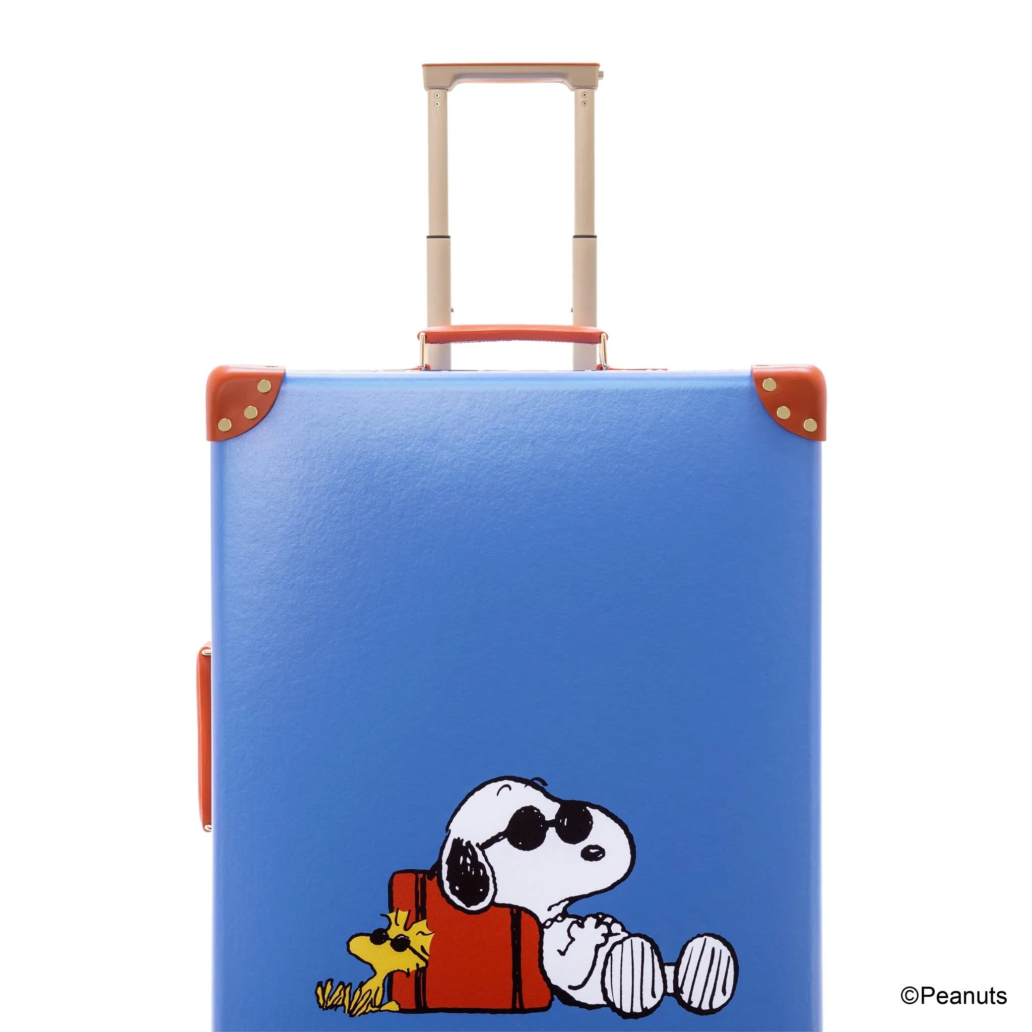 PEANUTS · Large Check-In - 4 Wheels | Royal Blue/Orange/Gold
