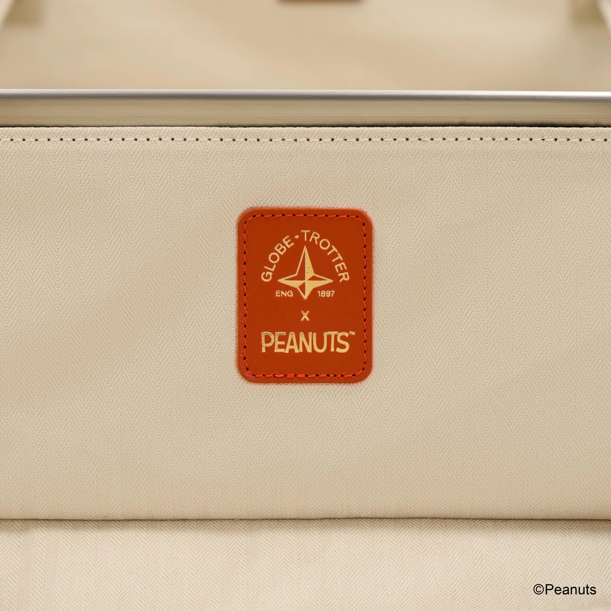 PEANUTS · Large Check-In - 4 Wheels | Royal Blue/Orange/Gold