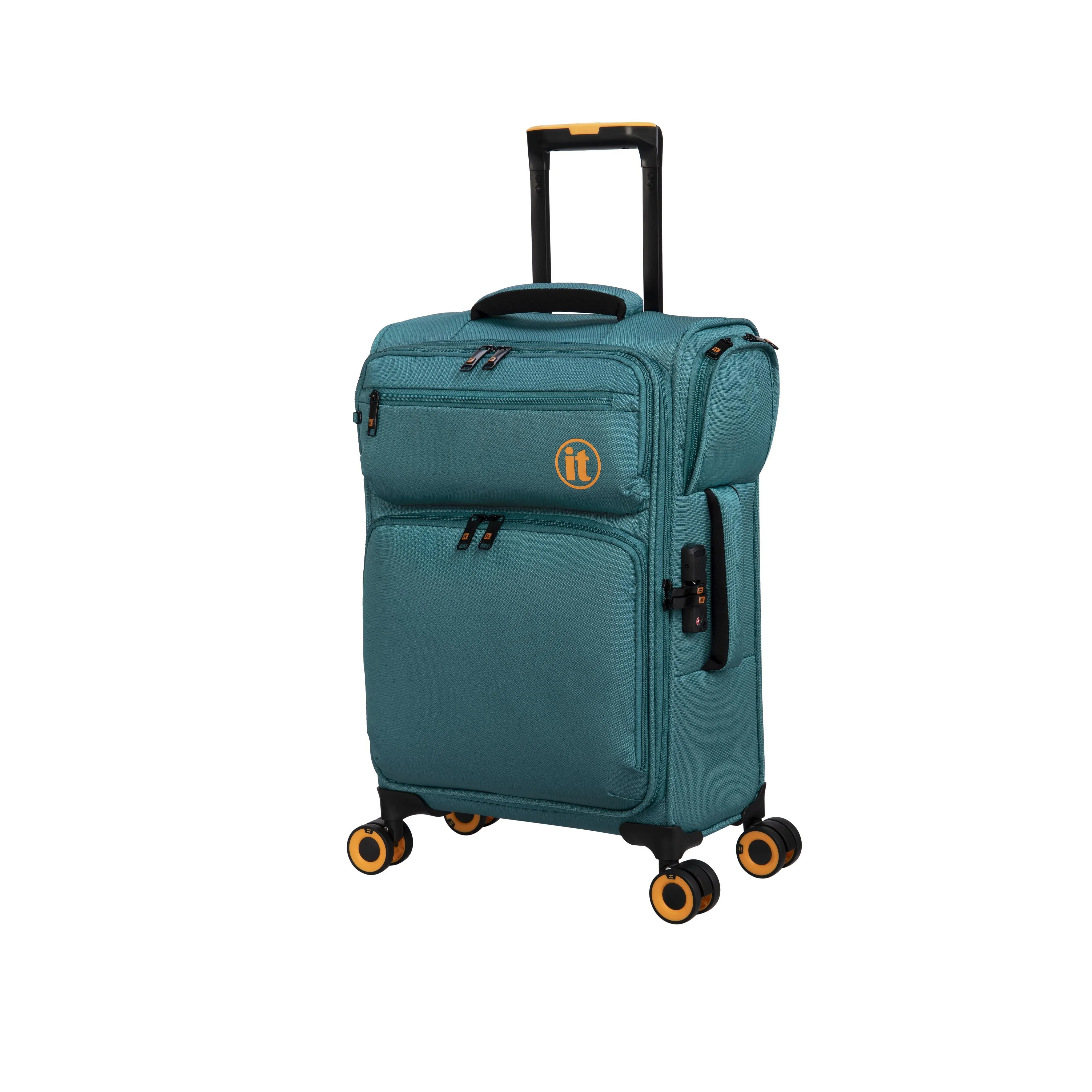 Simultaneous 3 Piece Softside 8 Wheel Spinner Set (Harbour Blue)