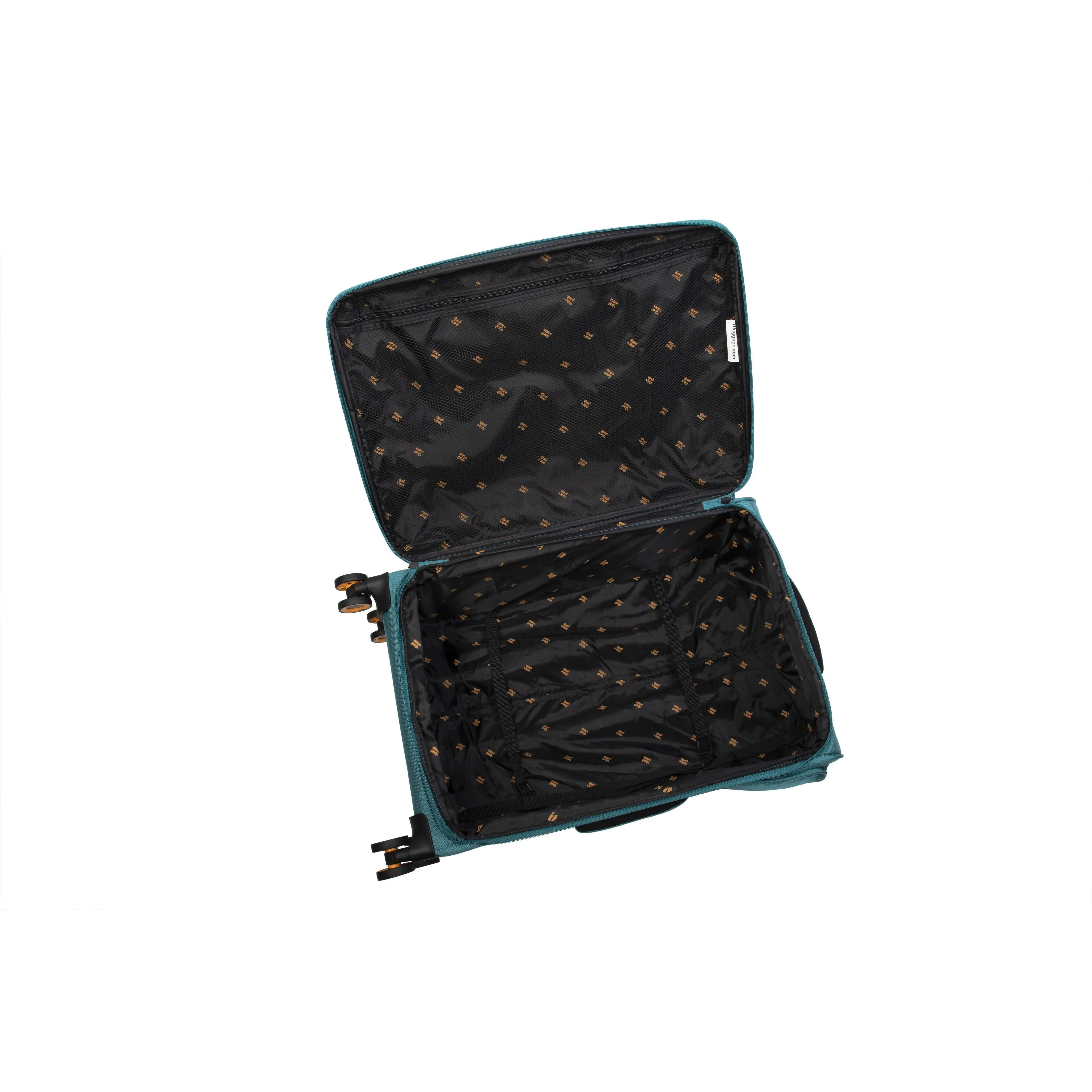 Simultaneous 3 Piece Softside 8 Wheel Spinner Set (Harbour Blue)