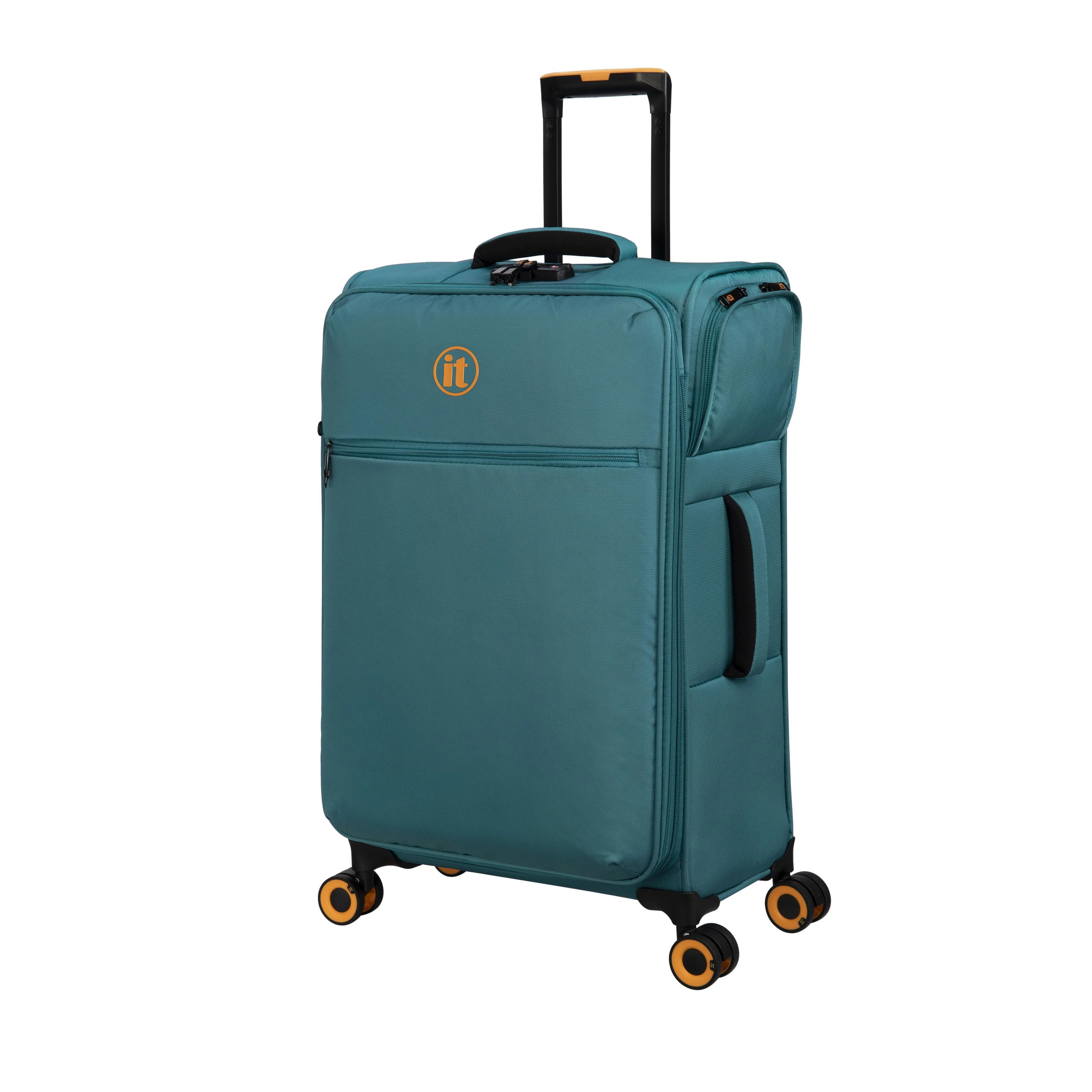 Simultaneous 3 Piece Softside 8 Wheel Spinner Set (Harbour Blue)