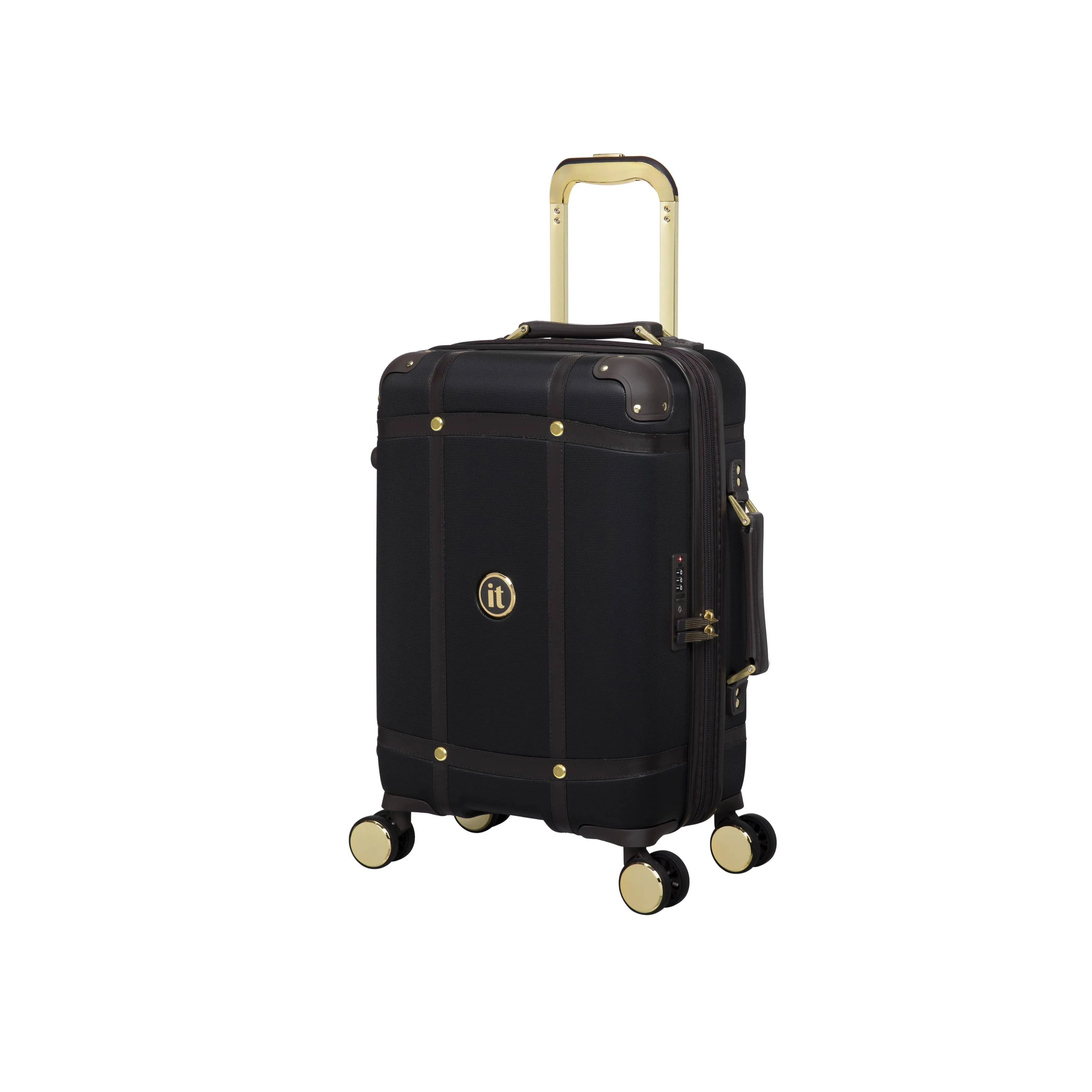 Superiority 3 Piece Hardside 8 Wheel Expandable Spinner Set (Black)