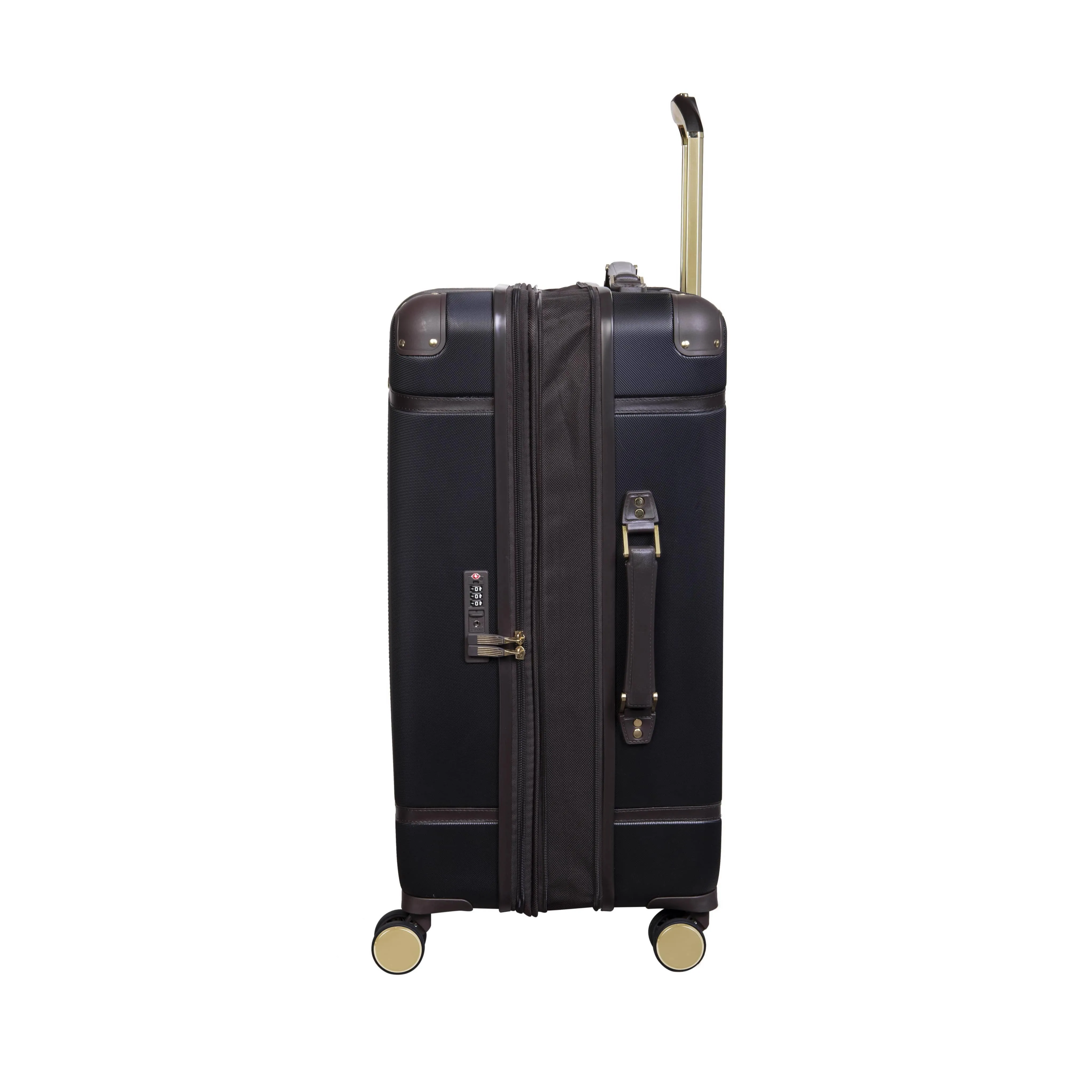 Superiority 32" Hardside Checked 8 Wheel Expandable Spinner (Black)