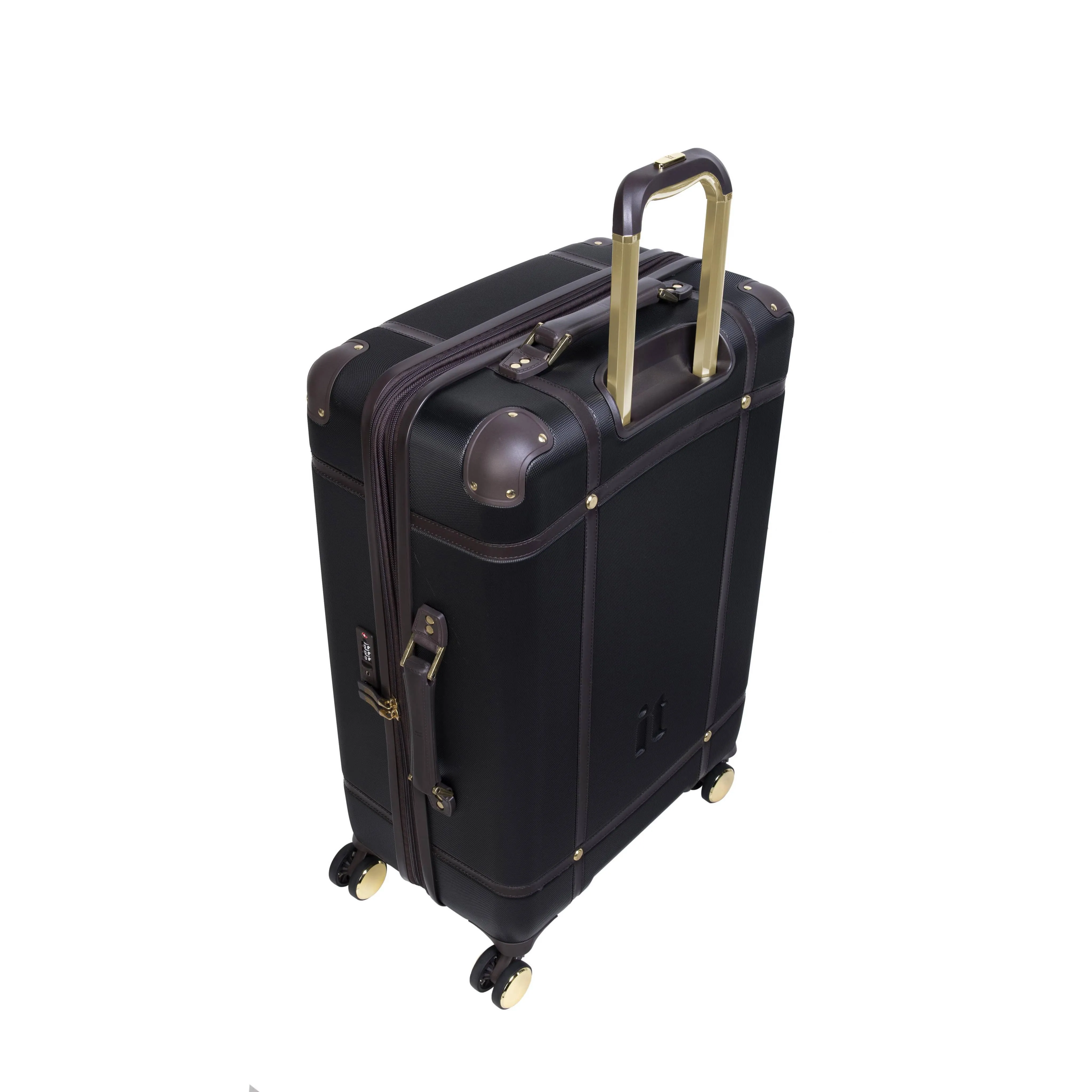 Superiority 32" Hardside Checked 8 Wheel Expandable Spinner (Black)