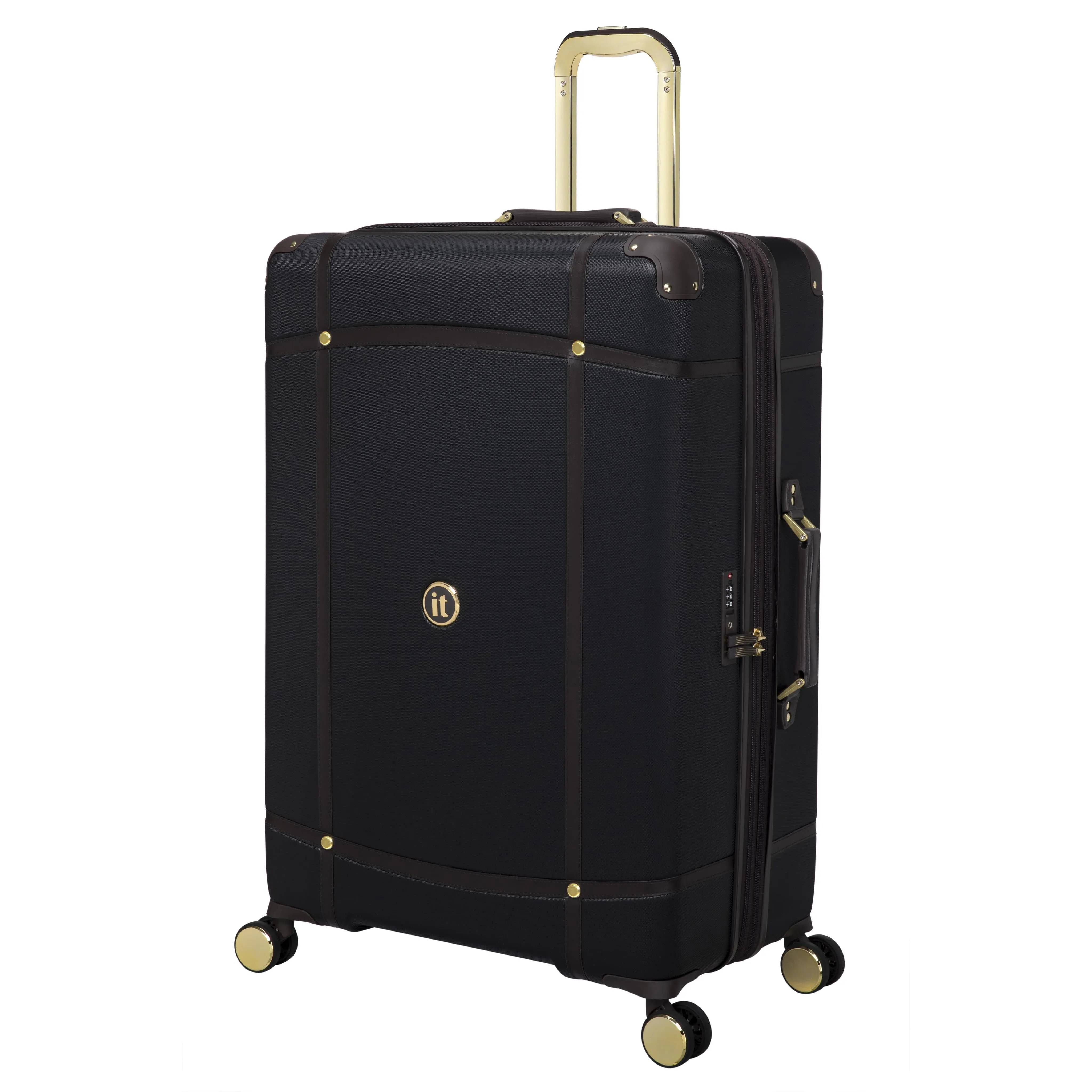 Superiority 32" Hardside Checked 8 Wheel Expandable Spinner (Black)