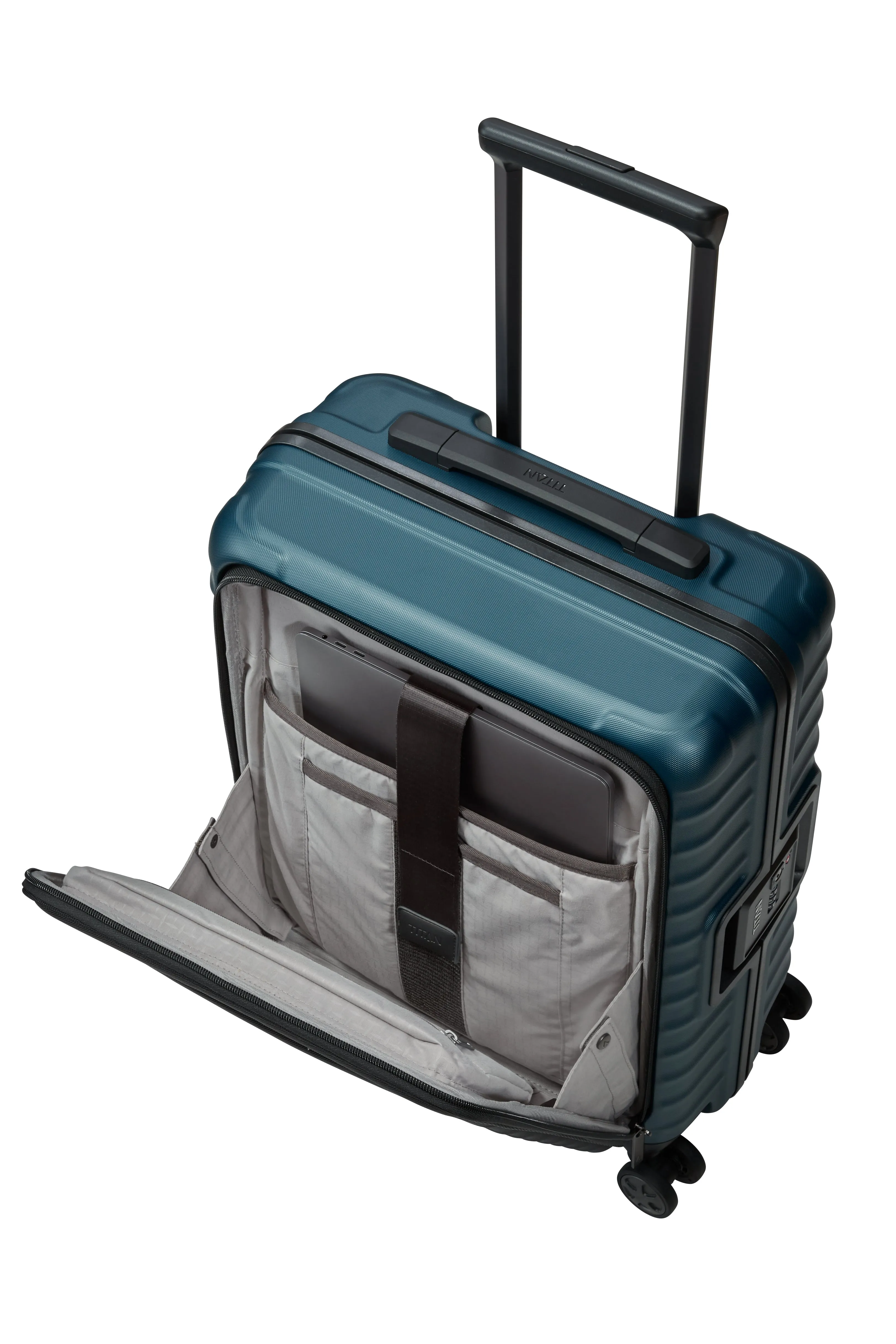 Titan LITRON Frame Trolley S with Front Pocket Carry-On Luggage