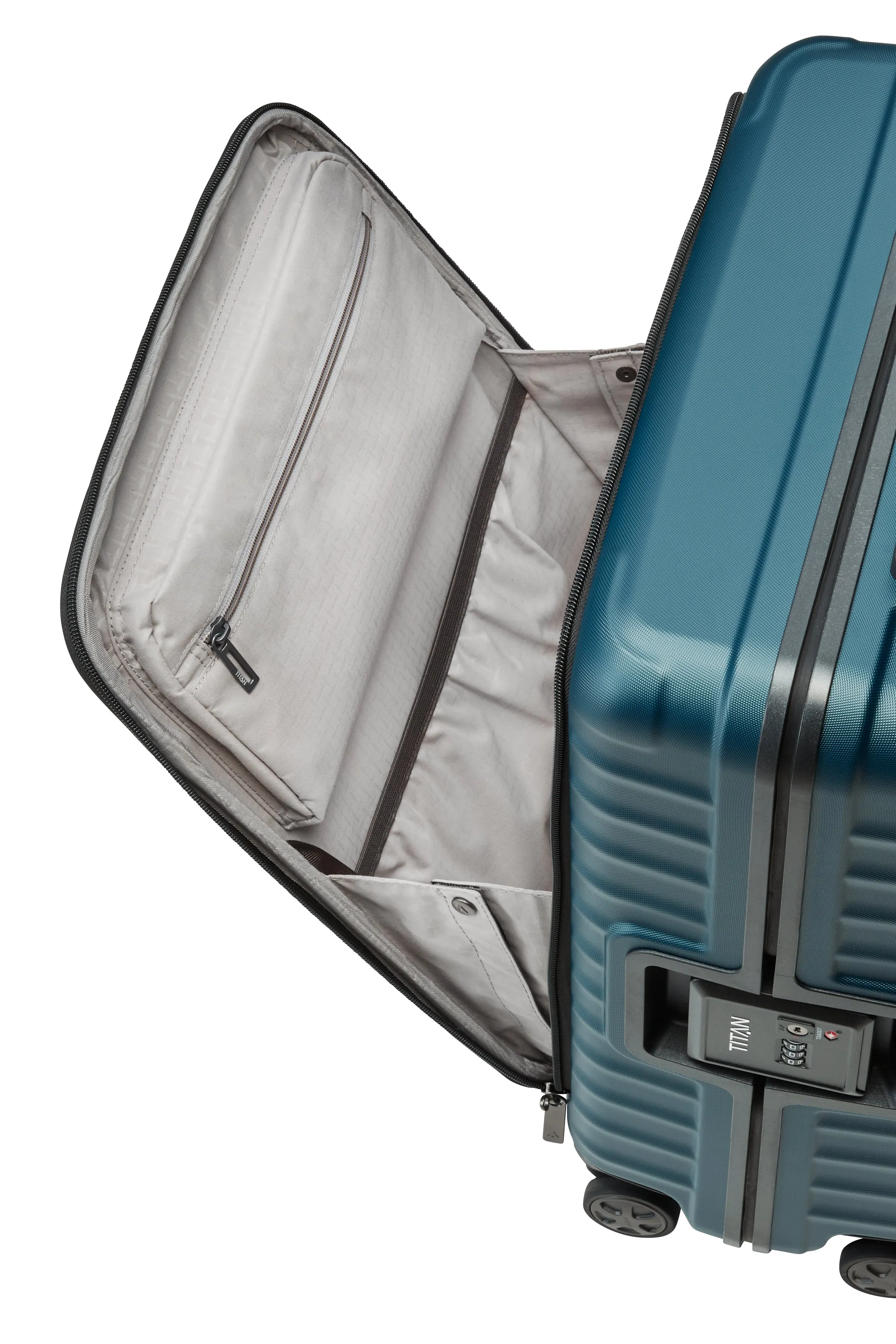 Titan LITRON Frame Trolley S with Front Pocket Carry-On Luggage